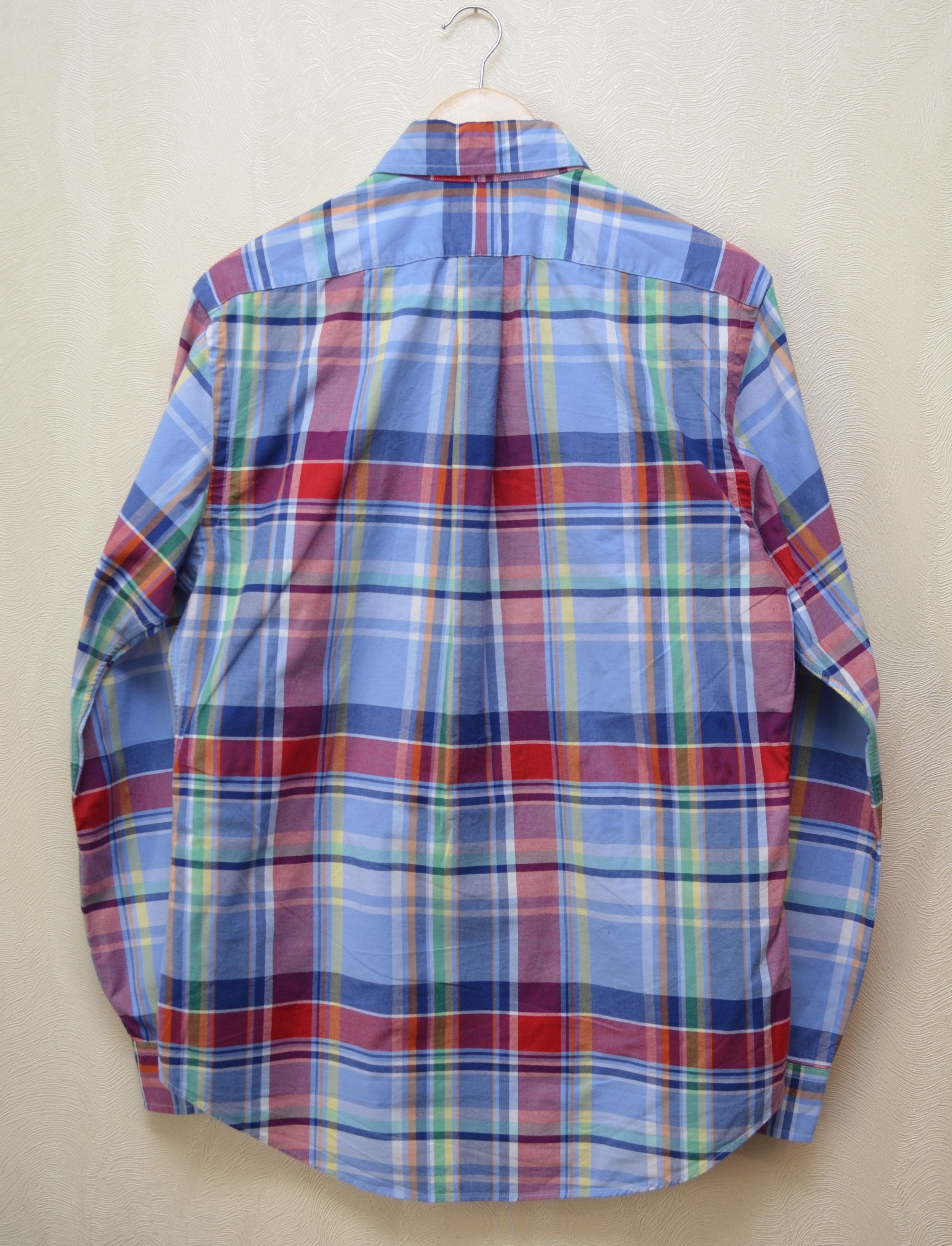 Designer × Polo Ralph Lauren Polo Ralph Lauren Slim Fit Multicolor Check Oxford Shirt Size US M / EU 48-50 / 2 - 6 Thumbnail