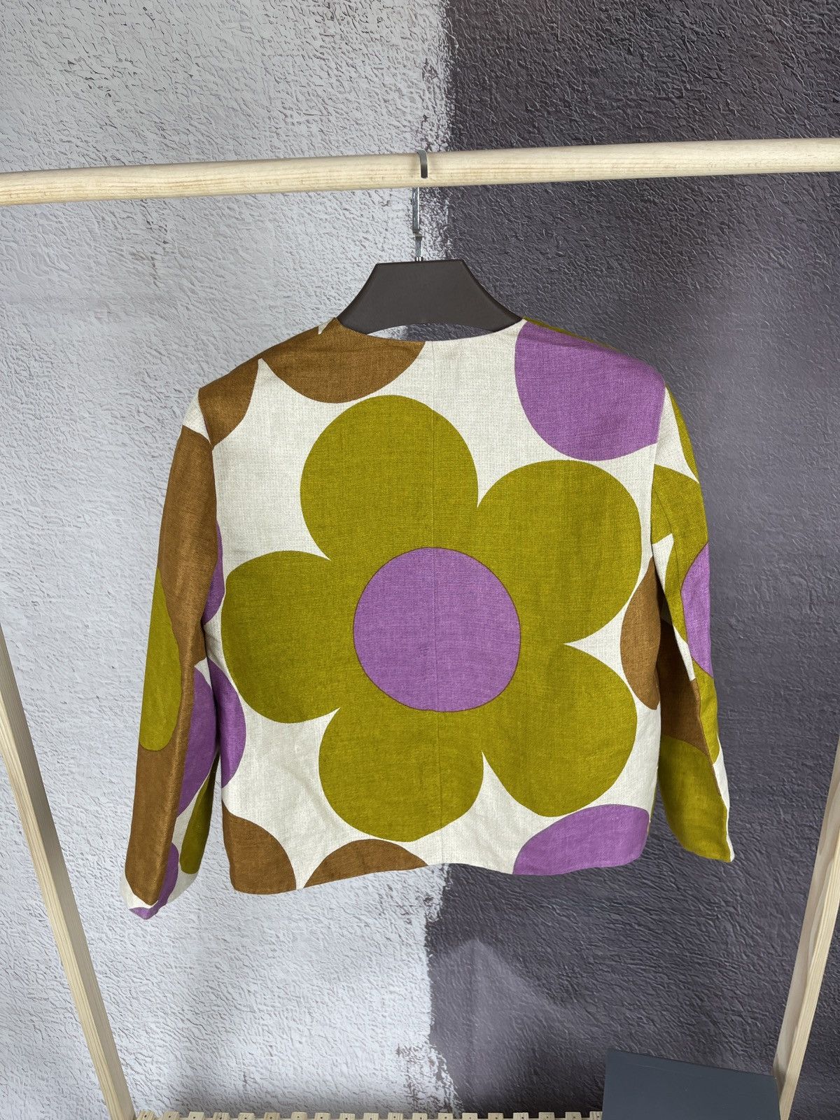Celine CELINE 2002 Multicolor Floral Linen Jacket Kors RRP 2900$ Size L / US 10 / IT 46 - 11 Thumbnail