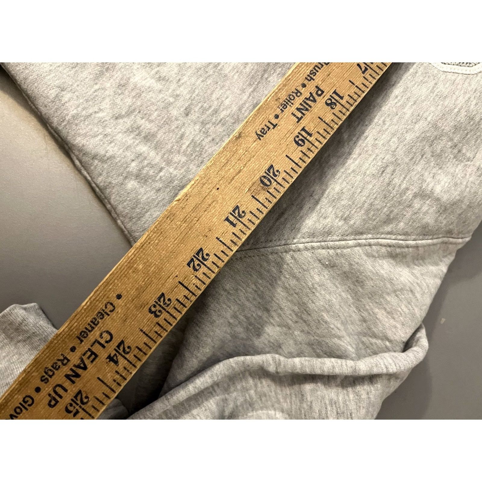 Gap GAP Hoodie Heathered Logo Embroidered Women's XL Zip Full Zip Hooded Lined Pockets Faux Fur Lining Gray Size XL / US 12-14 / IT 48-50 - 5 Thumbnail
