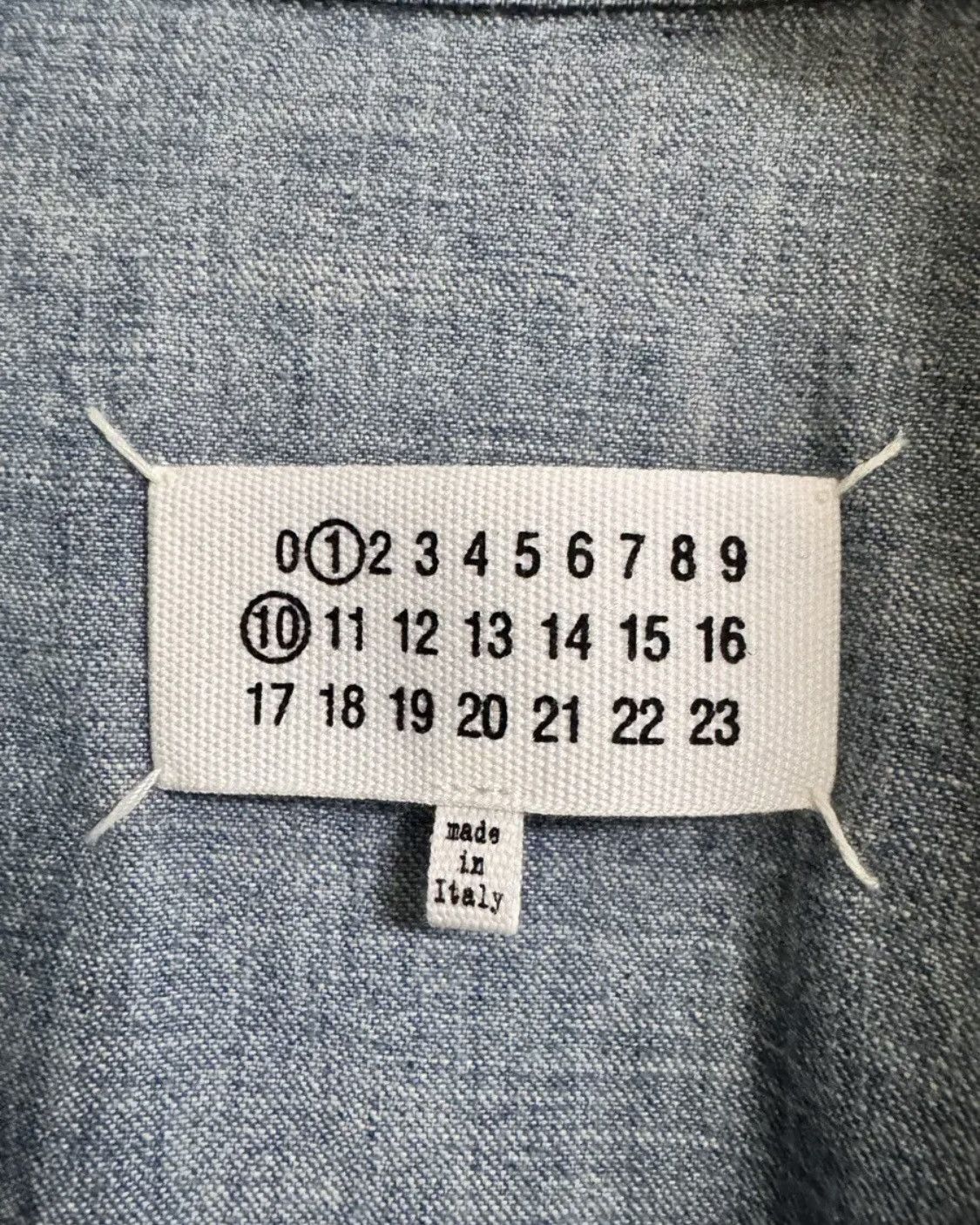 Maison Margiela Maison Margiela Cinch Back Denim Jacket Size US M / EU 48-50 / 2 - 6 Thumbnail