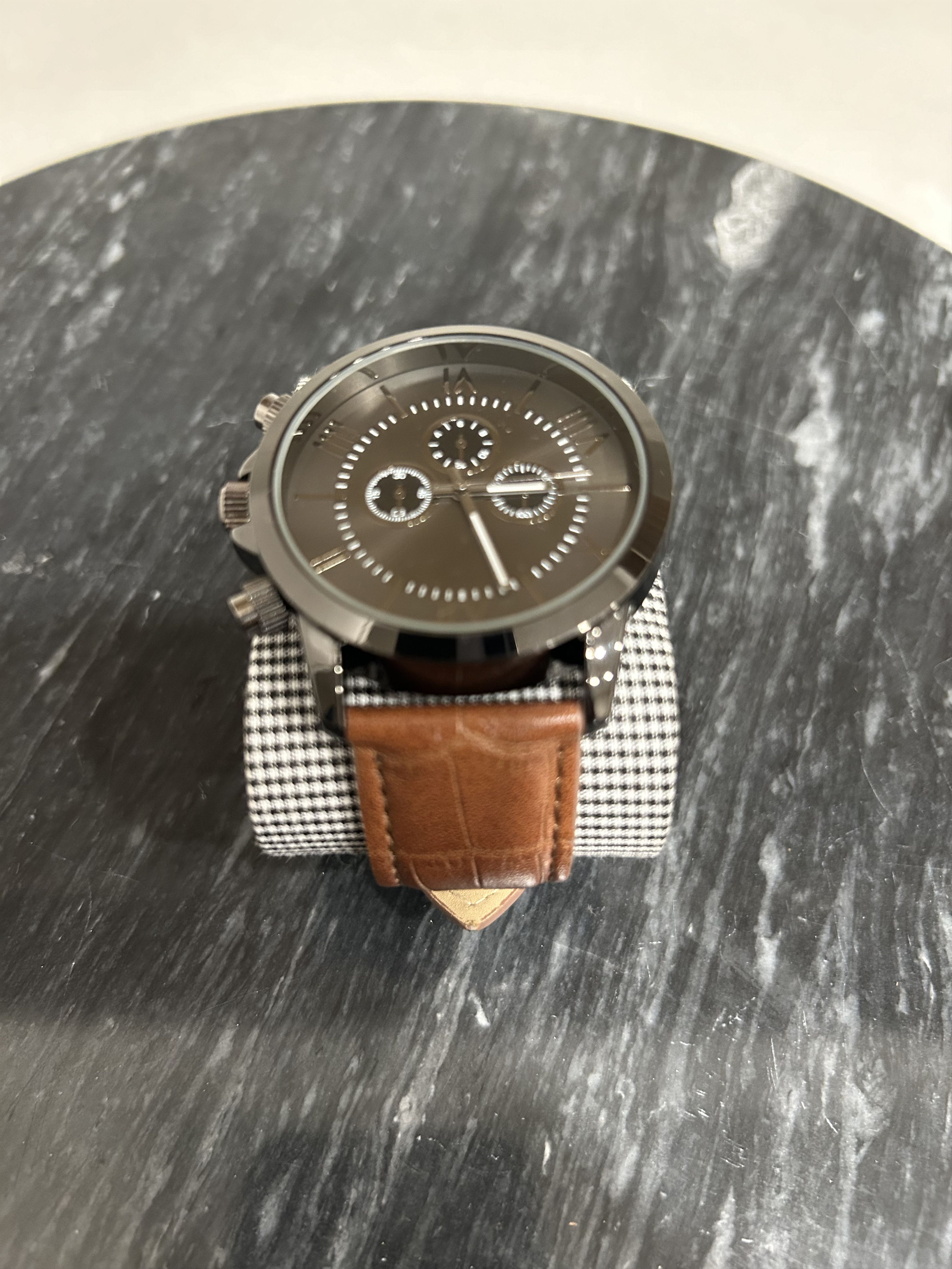 Fossil Men's Fossil Watch (Brown Leather) Size ONE SIZE - 5 Thumbnail