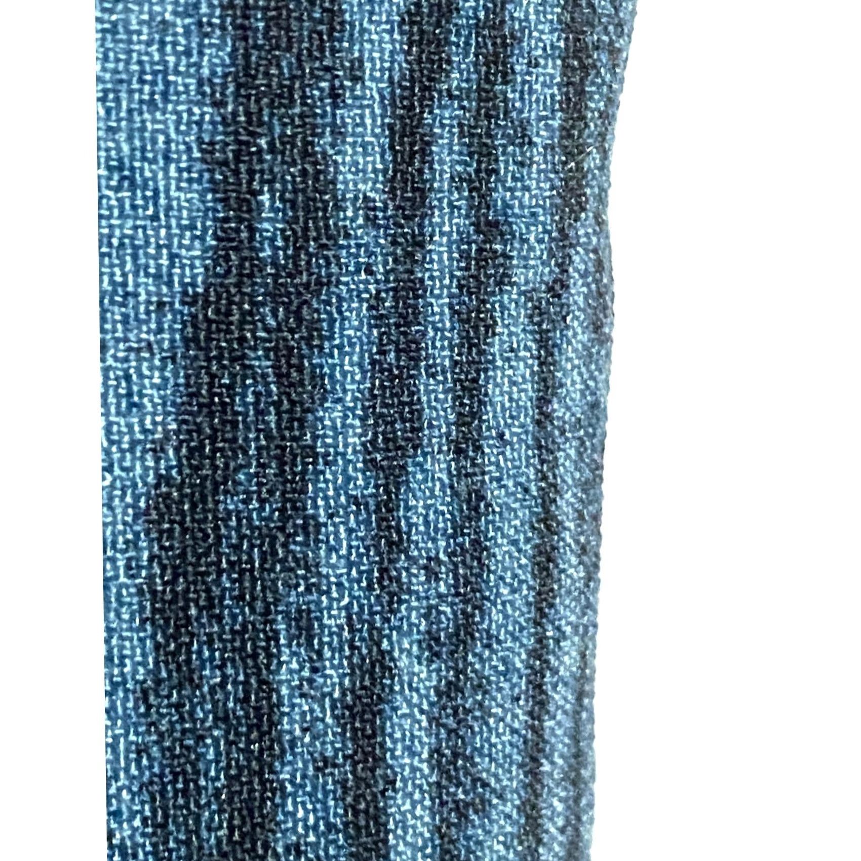 Urban Outfitters VINTAGE Urban Outfitters Nyx Zip Hem Blue Slim Pants Womens S Hippie Retro Forest Fairy Size 28" / US 6 / IT 42 - 5 Thumbnail