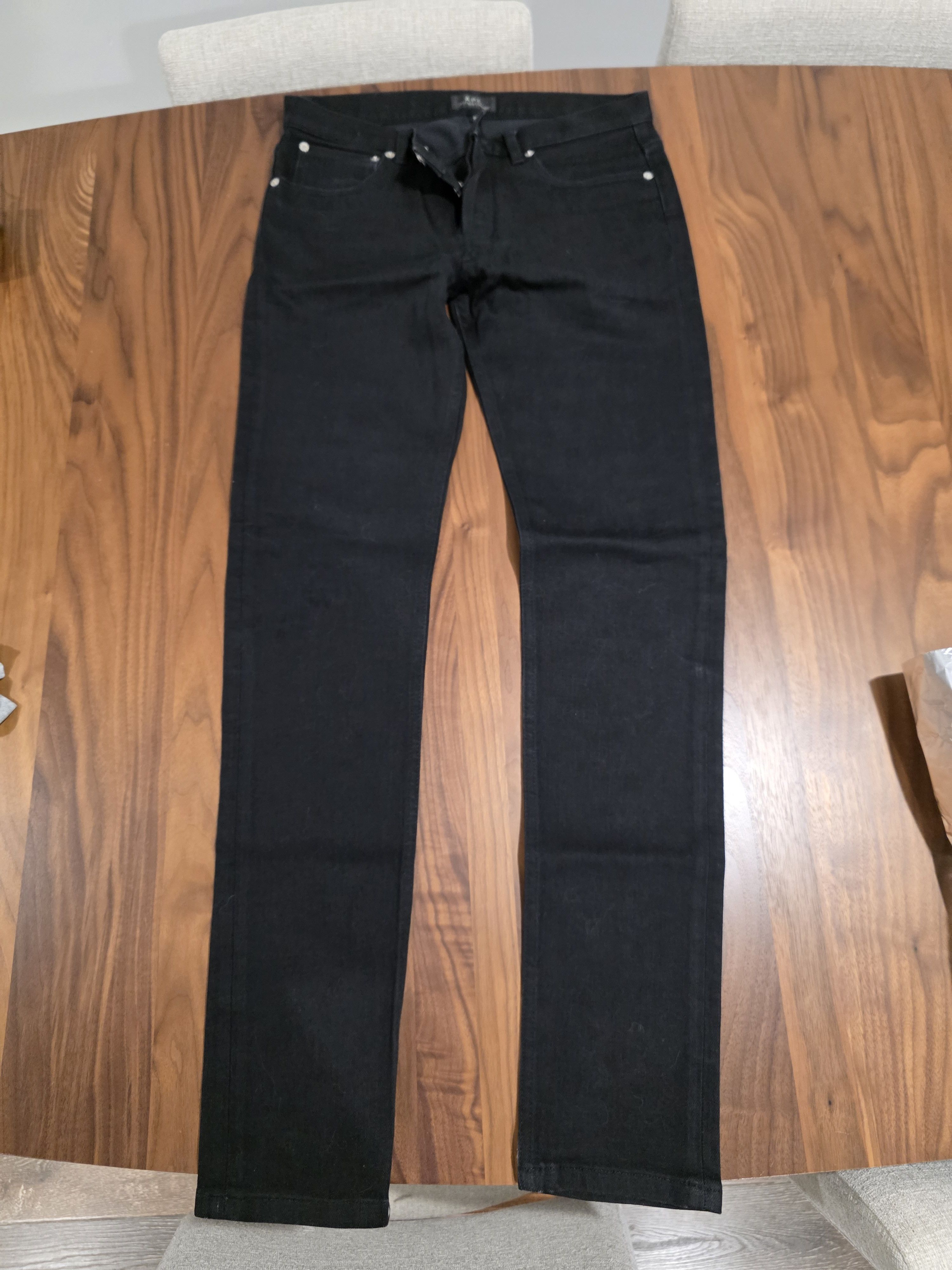 A.P.C. Black Petit Jeans Size US 29 - 1 Thumbnail
