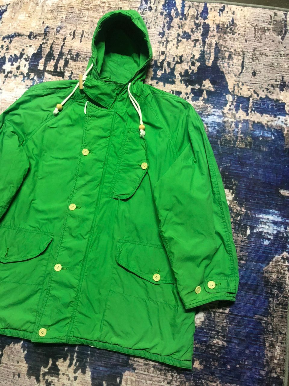 Nigel Cabourn Nigel Cabourn Green Jacket Hoodie Size US M / EU 48-50 / 2 - 5 Thumbnail