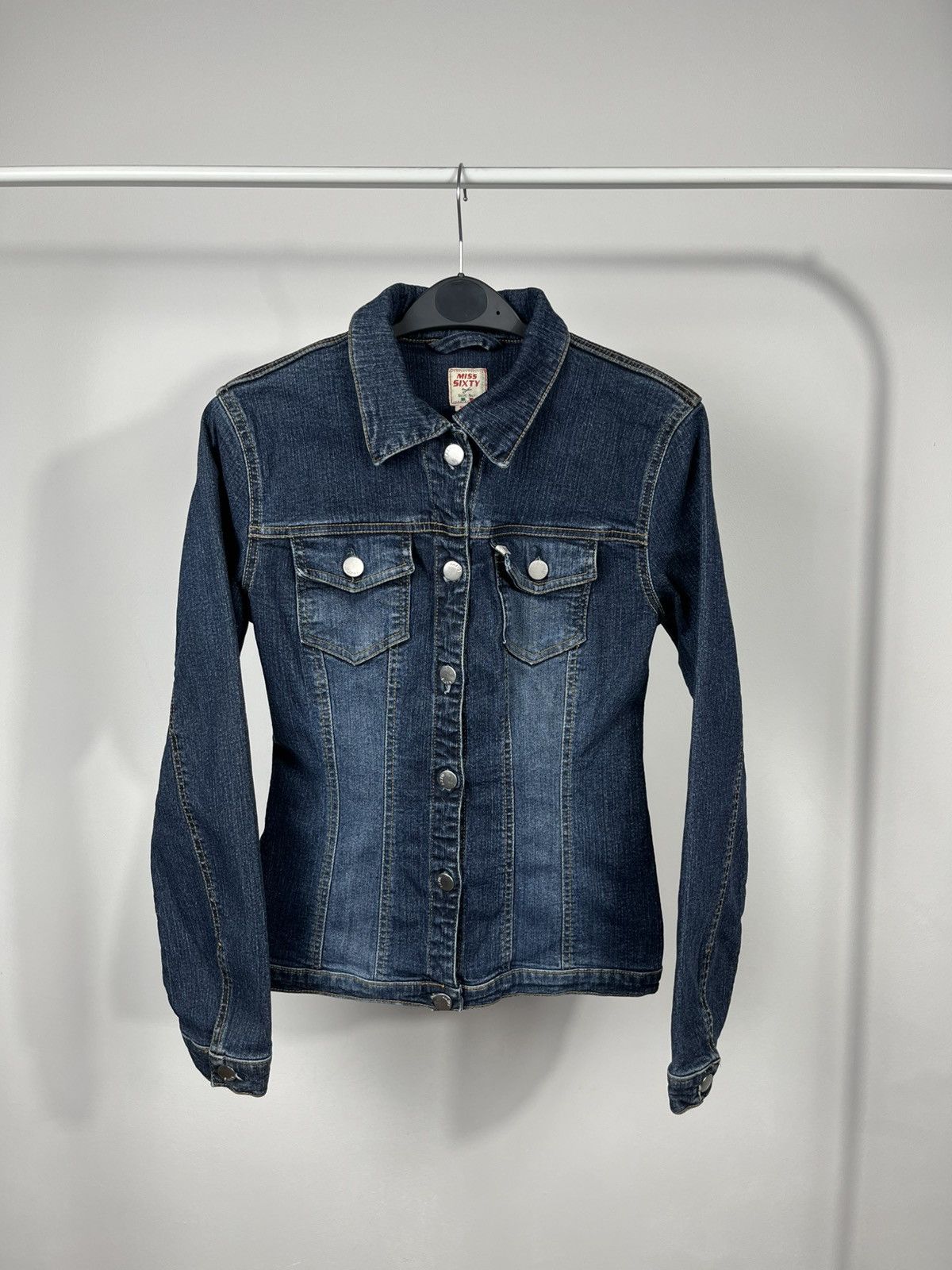Miss Sixty Miss Sixty Vintage Denim Jacket Women’s Blue Small Size S / US 4 / IT 40 - 1 Thumbnail