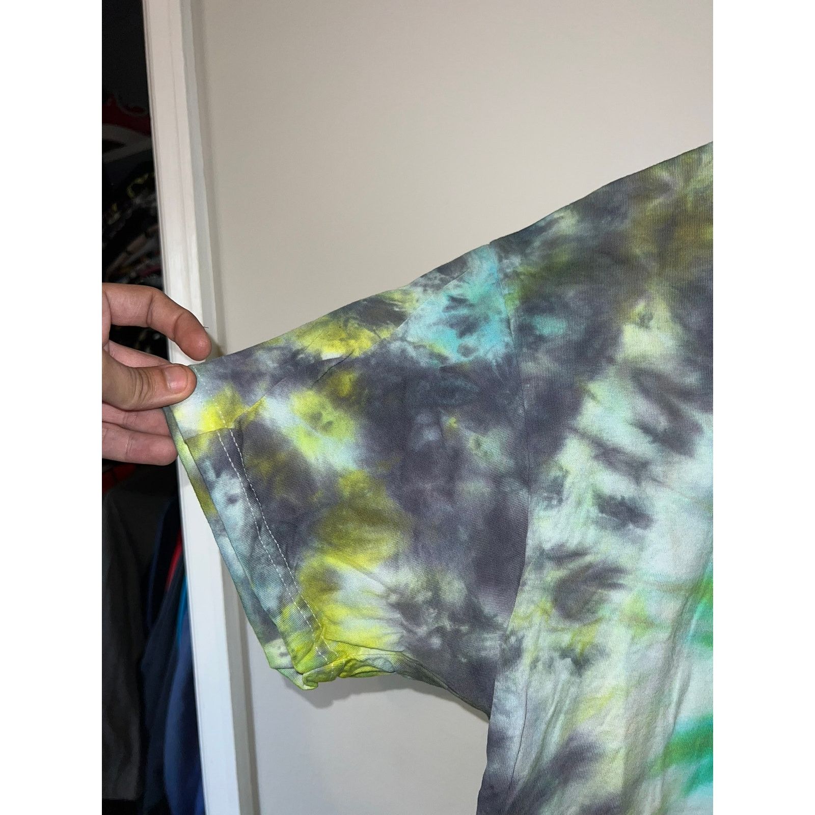 Hanes Hanes Comfort Soft Tie Dye Shirt Green Yellow Blue Tee Large Size US L / EU 52-54 / 3 - 5 Thumbnail