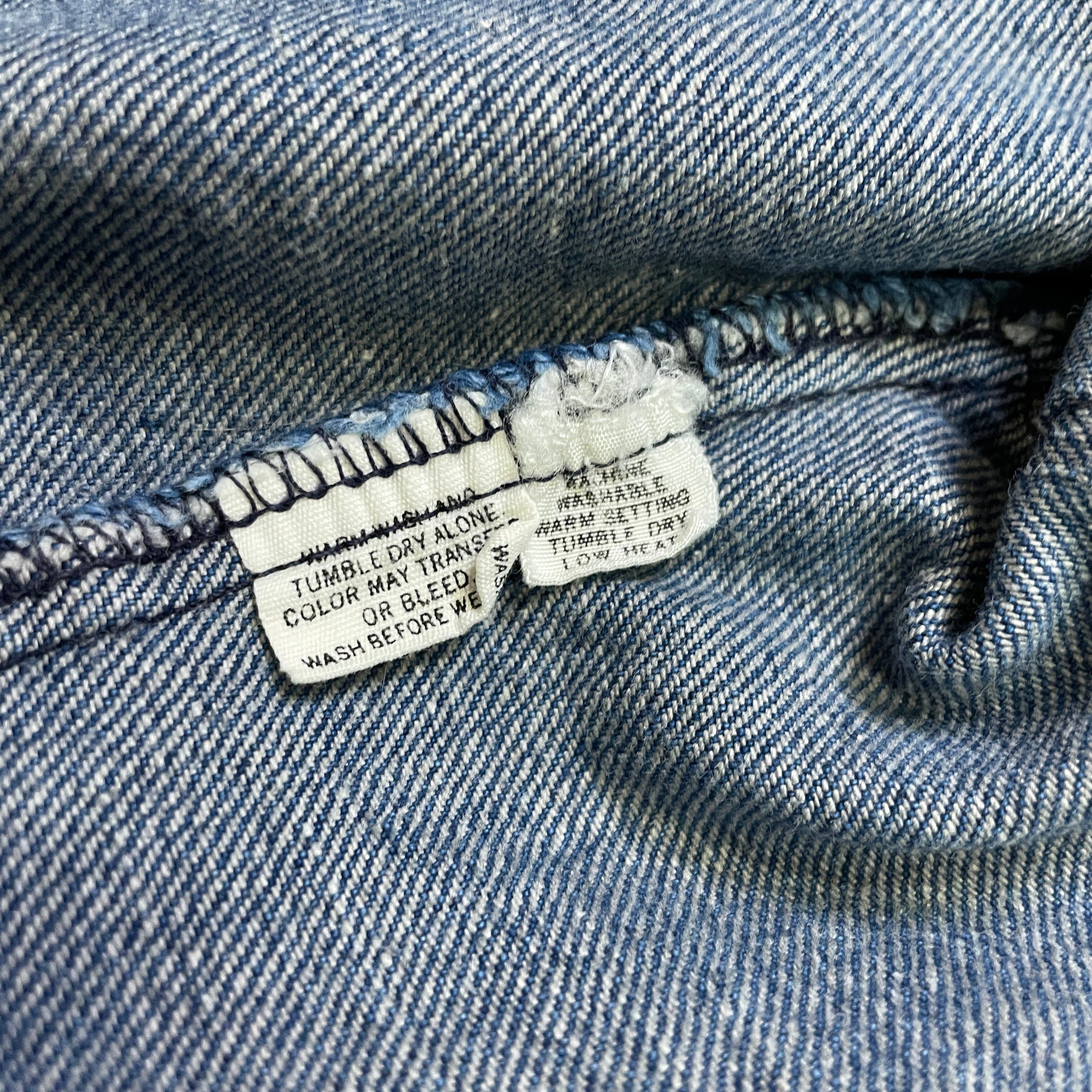 Levi's Outstanding Vintage 60s/70s Levi's for Gals Orange Tab Fitted Denim Jacket Size S/Youth L Size S / US 4 / IT 40 - 6 Thumbnail
