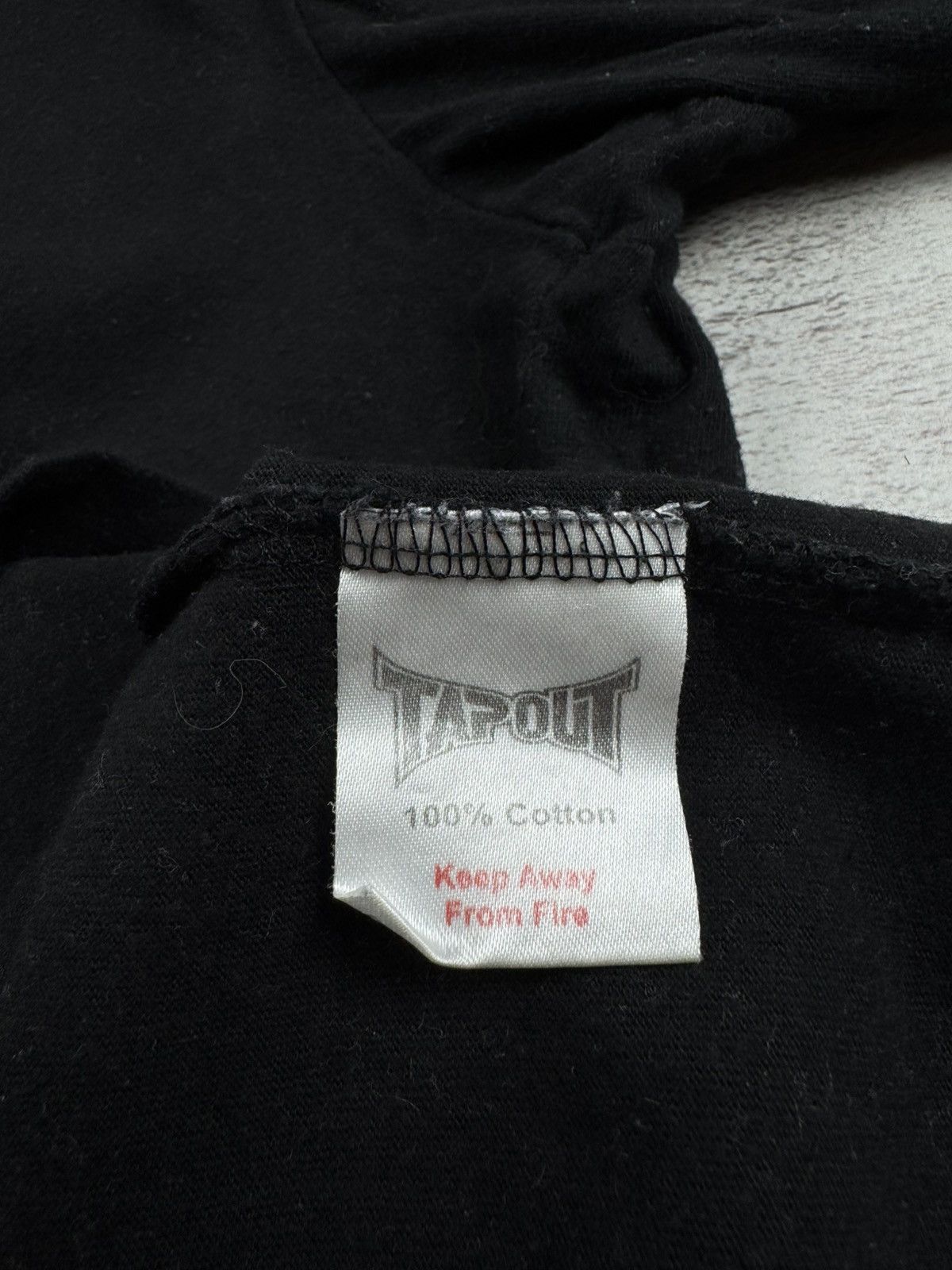 Tapout TAPOUT in Affliction Style Vintage Rap Hip Hop Black Graphic Jersey T Shirt Tee Size US XL / EU 56 / 4 - 8 Thumbnail