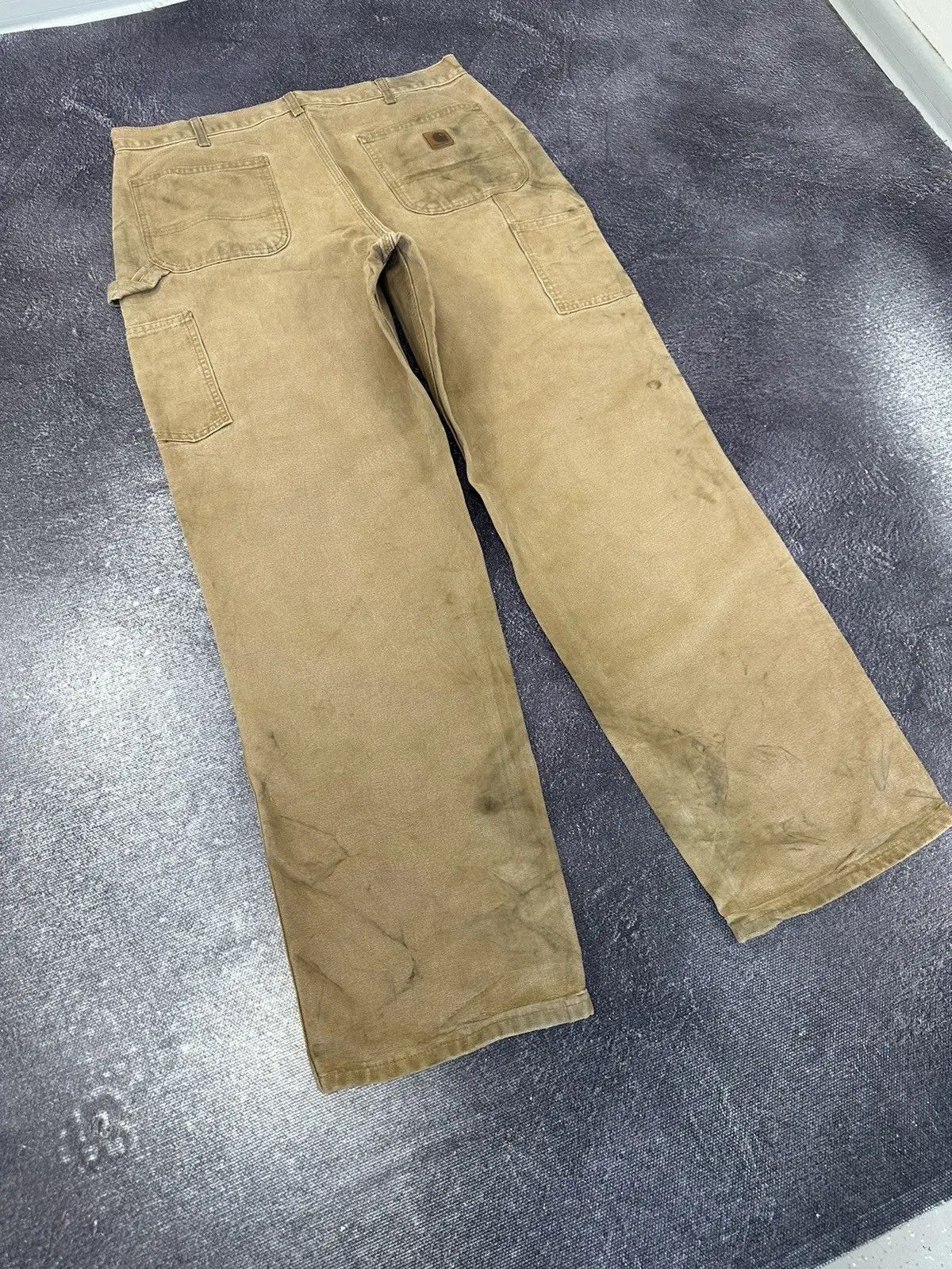 Carhartt × Vintage Vintage Carhartt Distressed Dungaree Fit Hype Baggy Pants Size US 36 / EU 52 - 3 Thumbnail