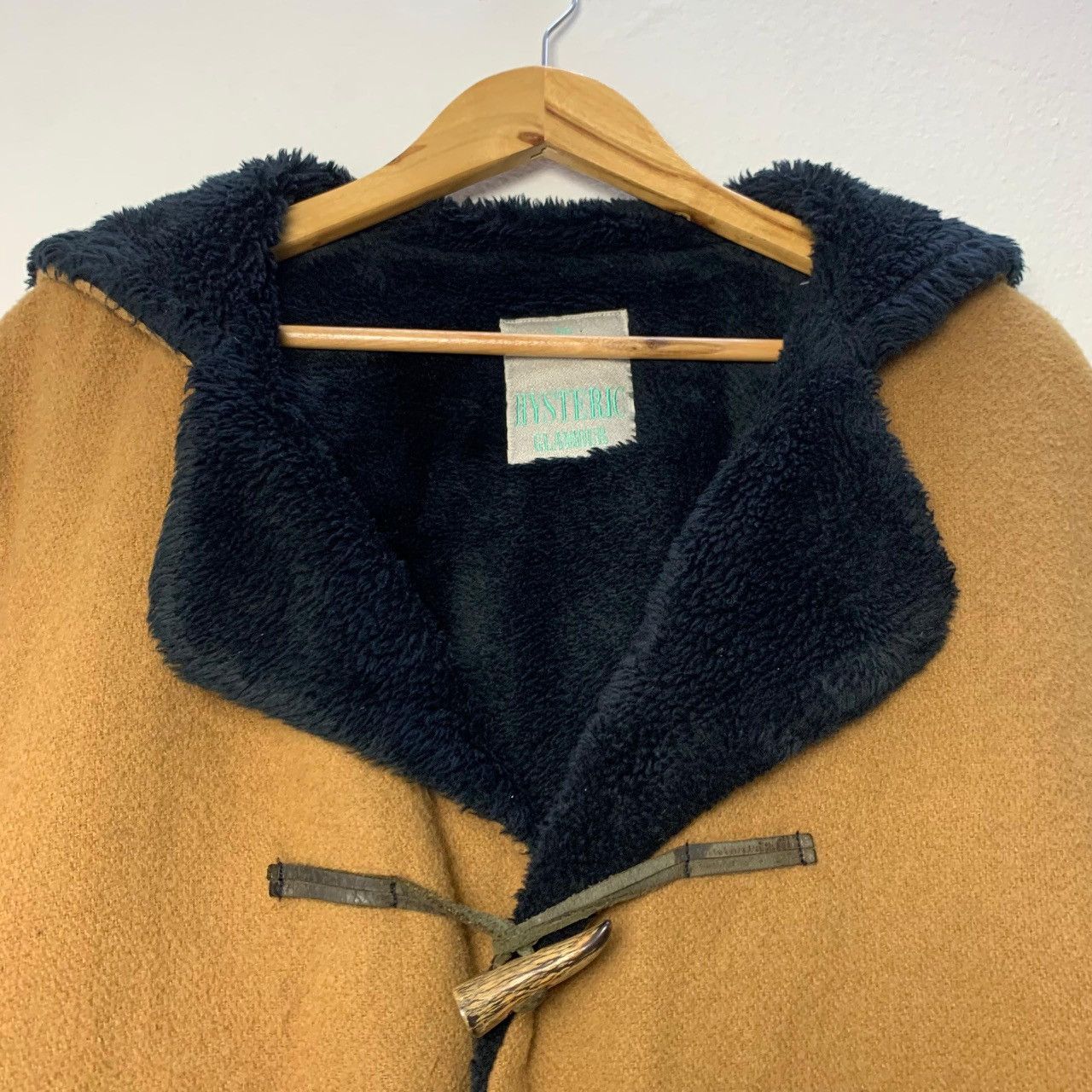 Hysteric Glamour Vintage Hysteric Glamour Toggle Jacket Wool Hoodie Size US L / EU 52-54 / 3 - 5 Thumbnail