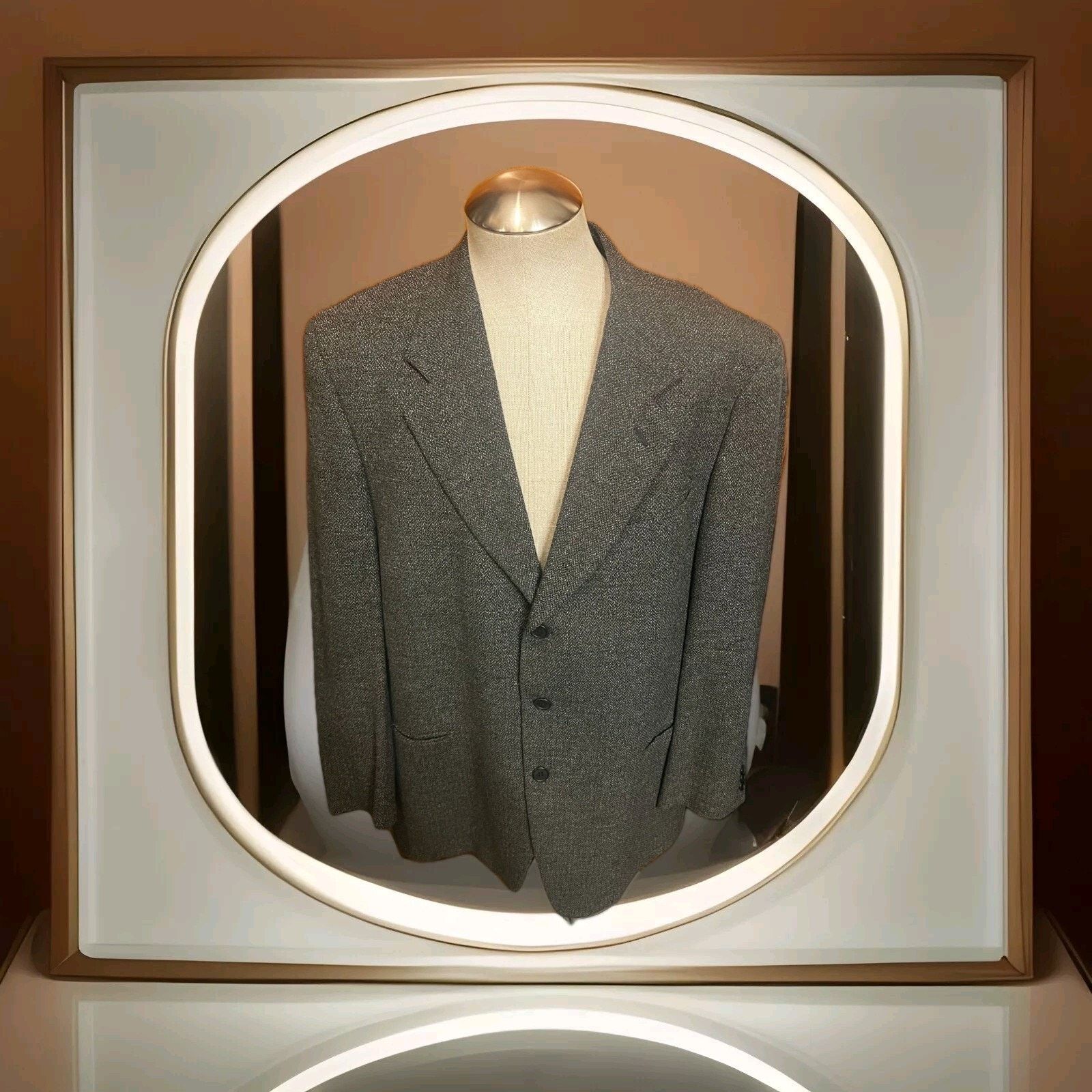 Giorgio Armani Giorgio Armani 3bt Gray Blazer Size 44 Size 44R - 9 Thumbnail
