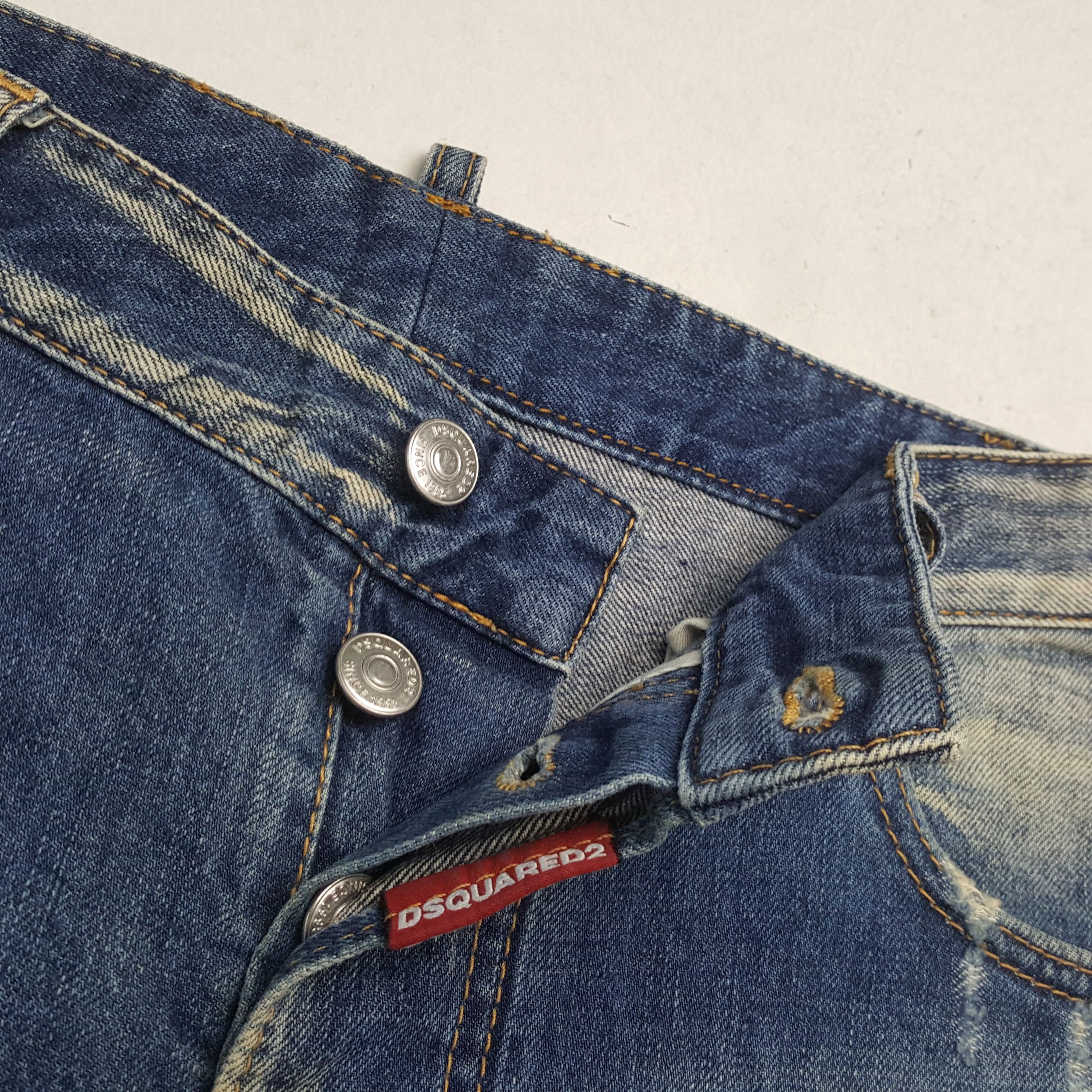 Dsquared2 Dsquared2 Italian Brand Distressed Jeans RR10 Size US 32 / EU 48 - 13 Thumbnail