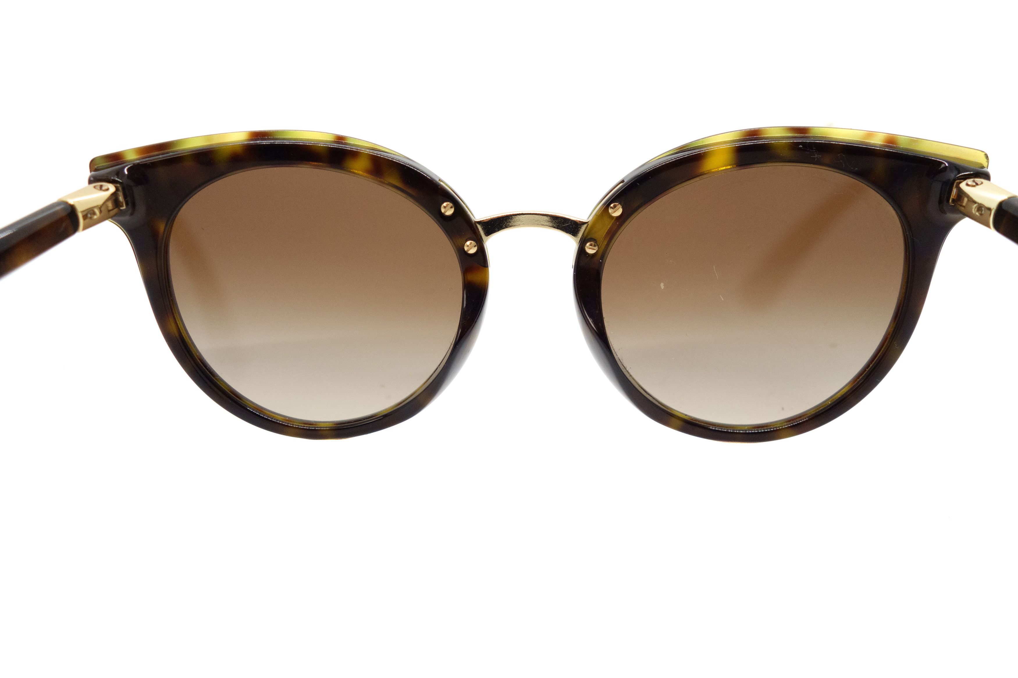 Dolce & Gabbana Havana Round DG 4371 Gradient Sunglasses Size ONE SIZE - 5 Thumbnail