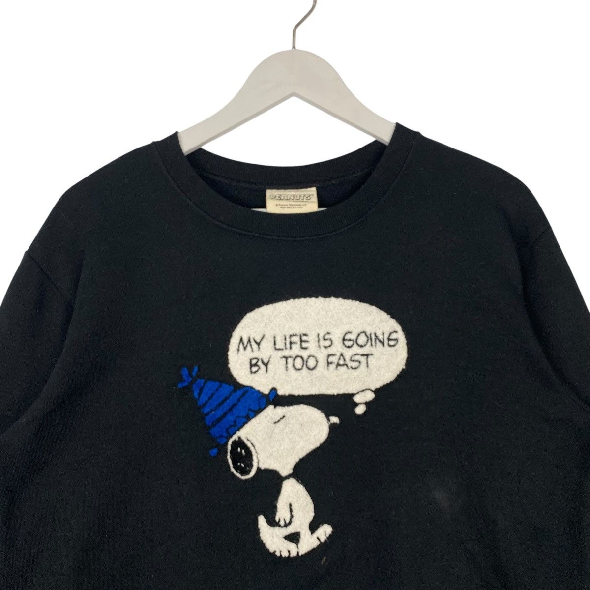 Other Vintage Peanuts Snoopy Crewneck Sweatshirt Black Size US M / EU 48-50 / 2 - 4 Thumbnail