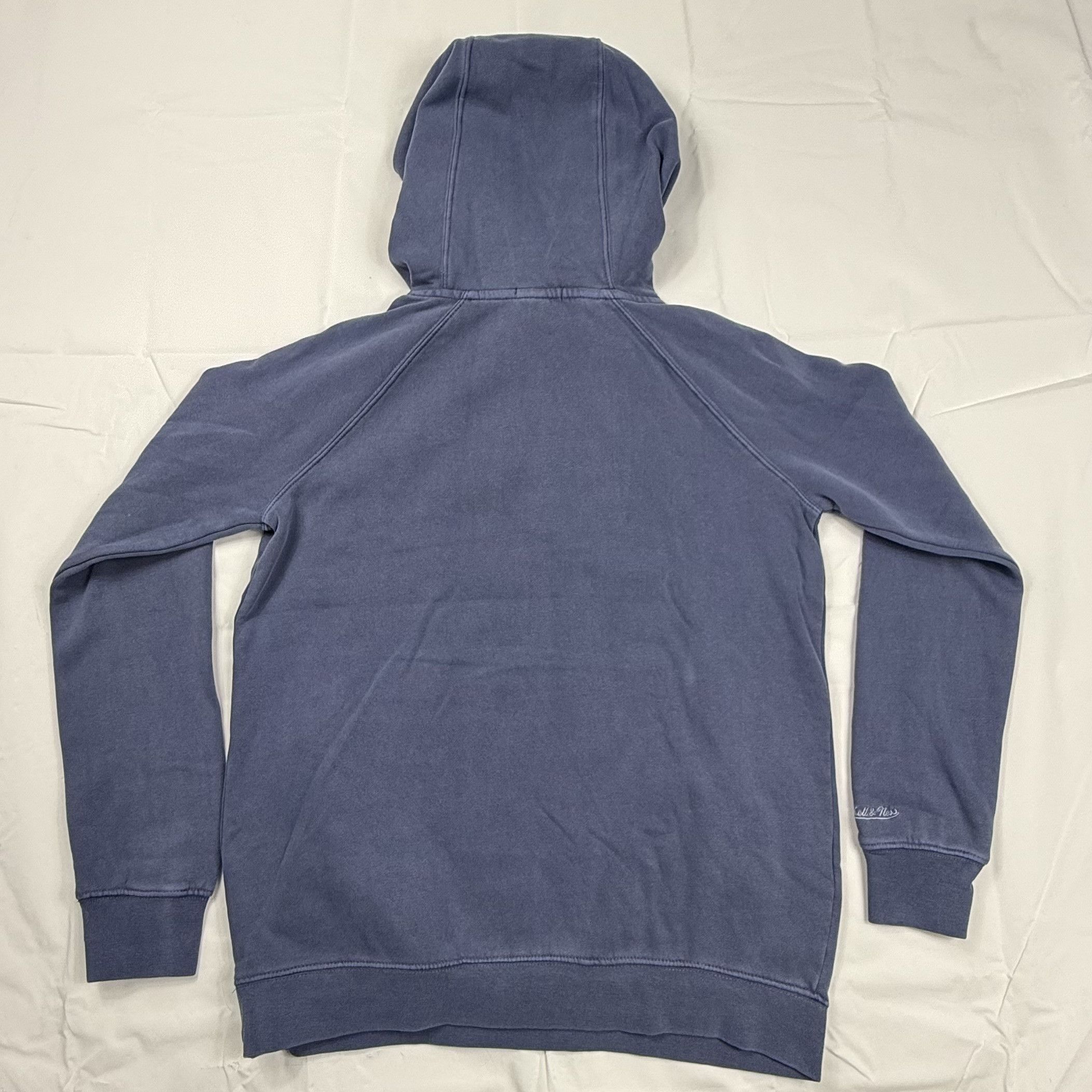 Mitchell & Ness Mitchell & Ness Mens Gold Century Faded Blue Fleece Hoodie Size US M / EU 48-50 / 2 - 2 Thumbnail