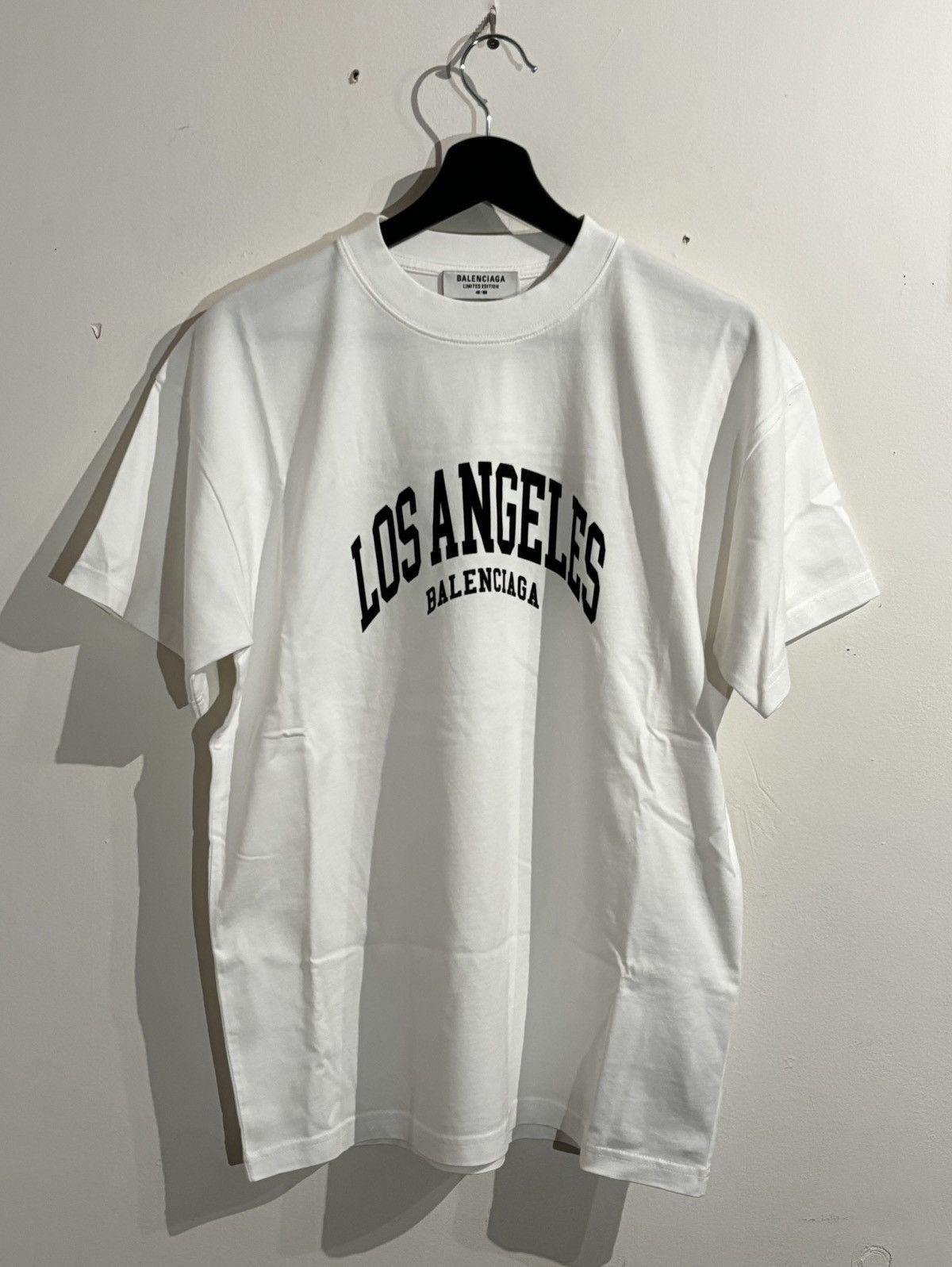 image of Ss22 Limited Edition Balenciaga Los Angeles Tee in White, Men's (Size XS)