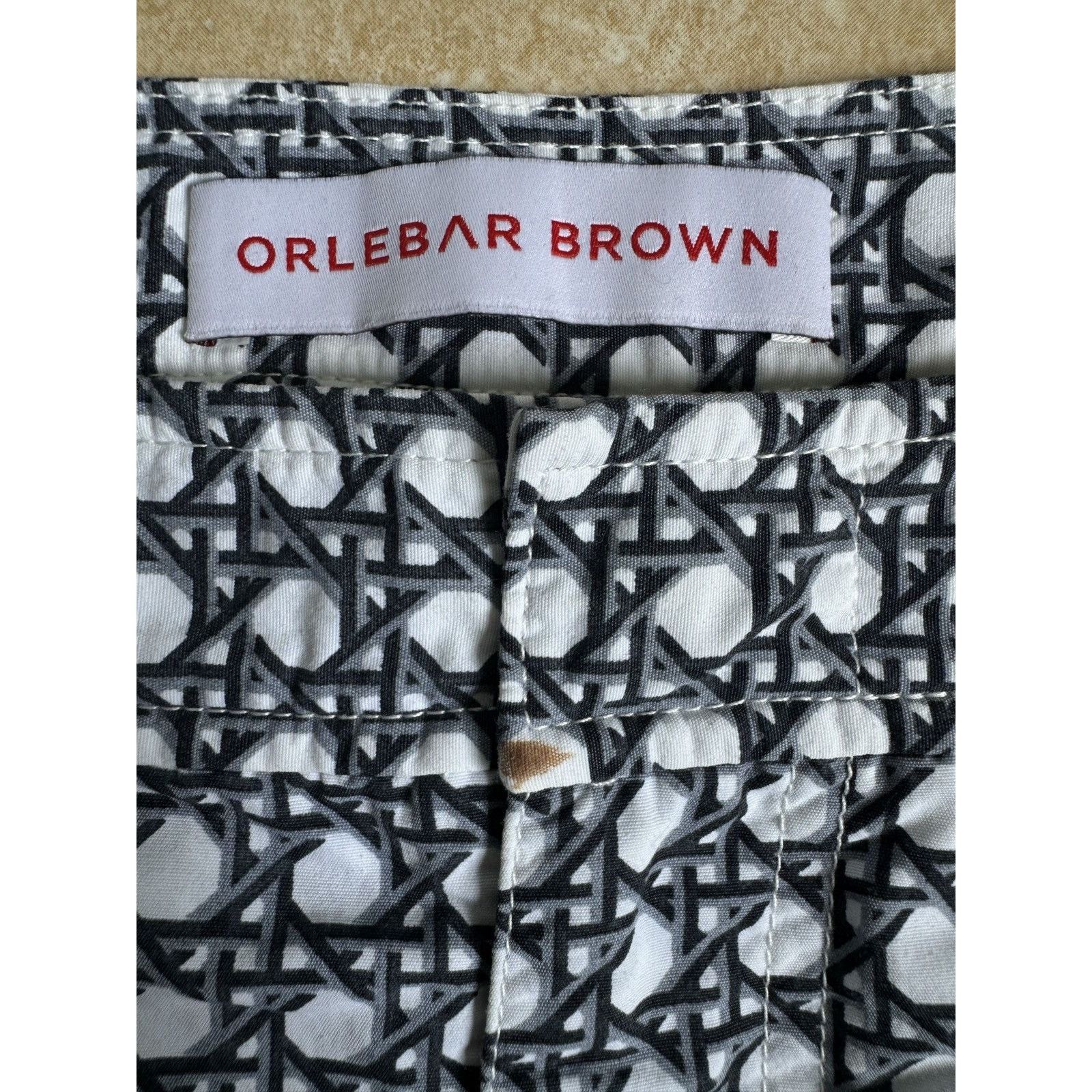 Orlebar Brown Orlebar Brown Bulldog Geometric Swim Shorts Size US 30 / EU 46 - 2 Thumbnail
