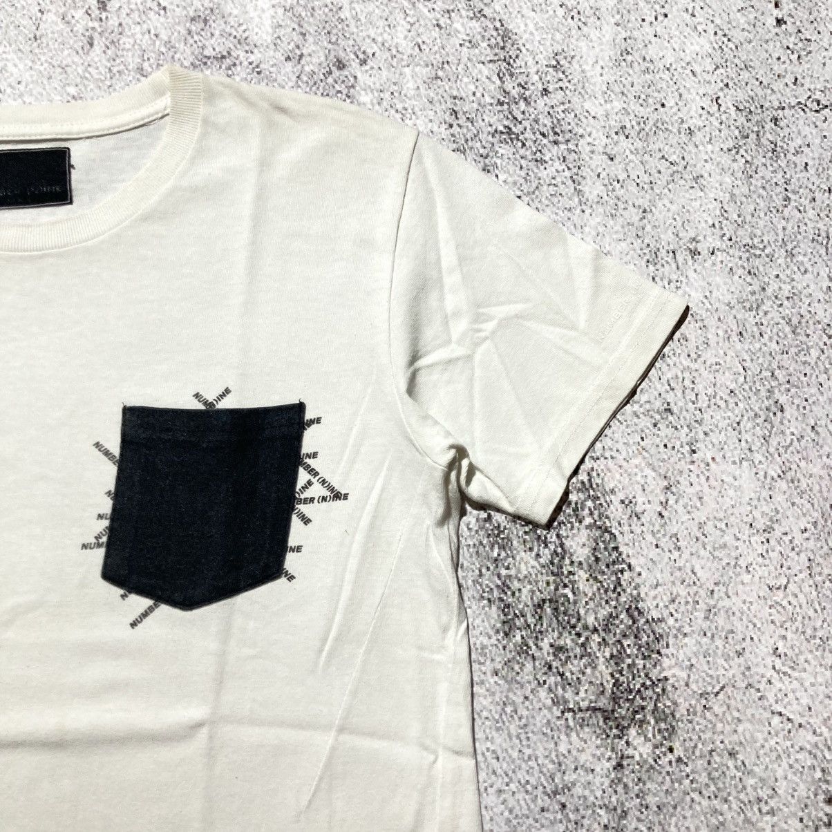 Number (N)ine Number (N)ine Spellout Logo Pocket T-shirt White Size US M / EU 48-50 / 2 - 3 Thumbnail