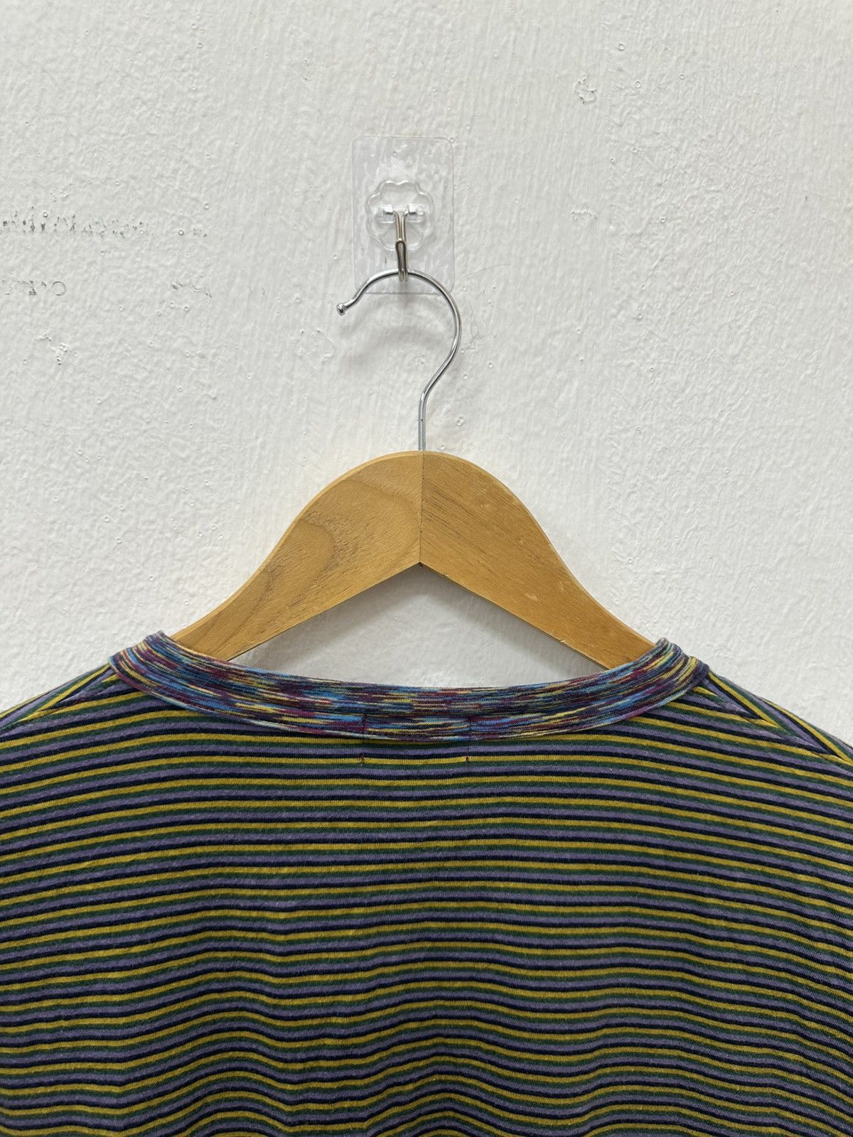 Missoni Vintage Missoni Multicolour Half Button L/S Shirt Size US M / EU 48-50 / 2 - 3 Thumbnail