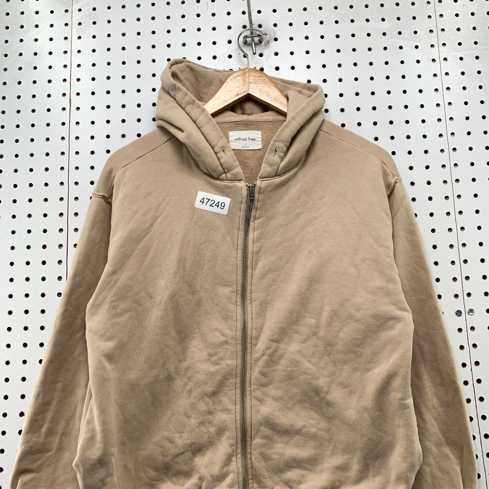 Aritzia Aritzia Wilfred Free Hoodie Sweatshirt Womens Size 1 Beige Tan Hooded Size S / US 4 / IT 40 - 5 Thumbnail
