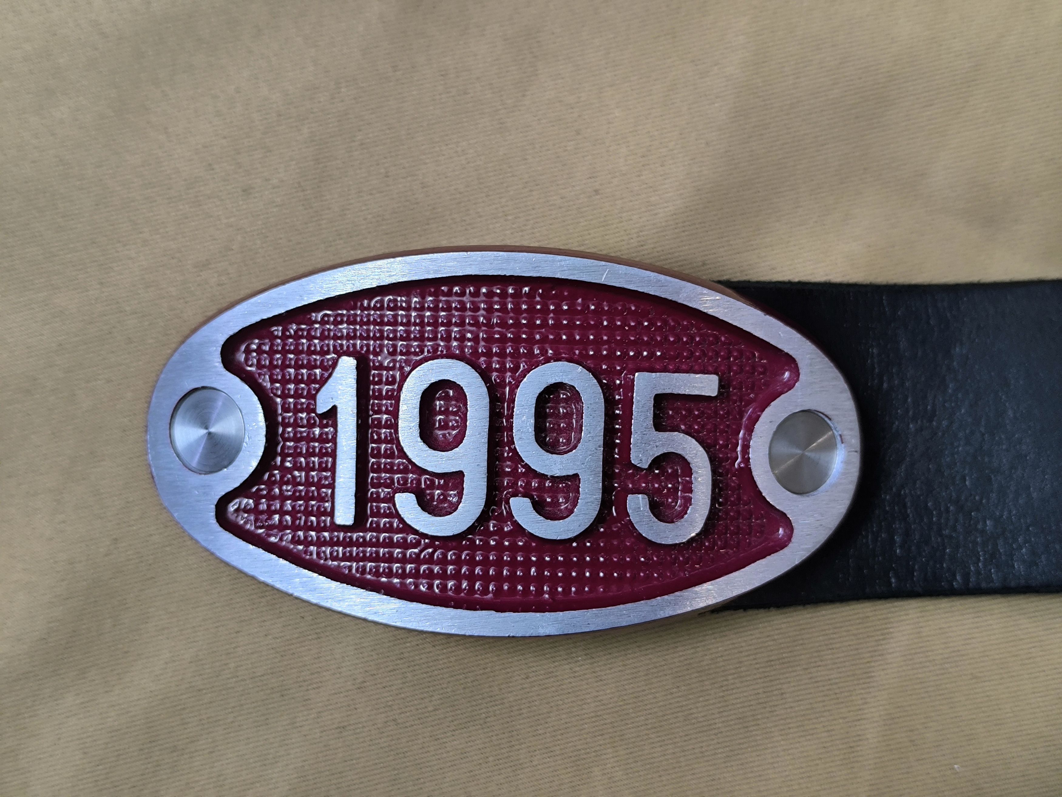 Other Streetbelt.ch Swiss Hydrant Plate Leather Belt Industrial Size ONE SIZE - 4 Thumbnail