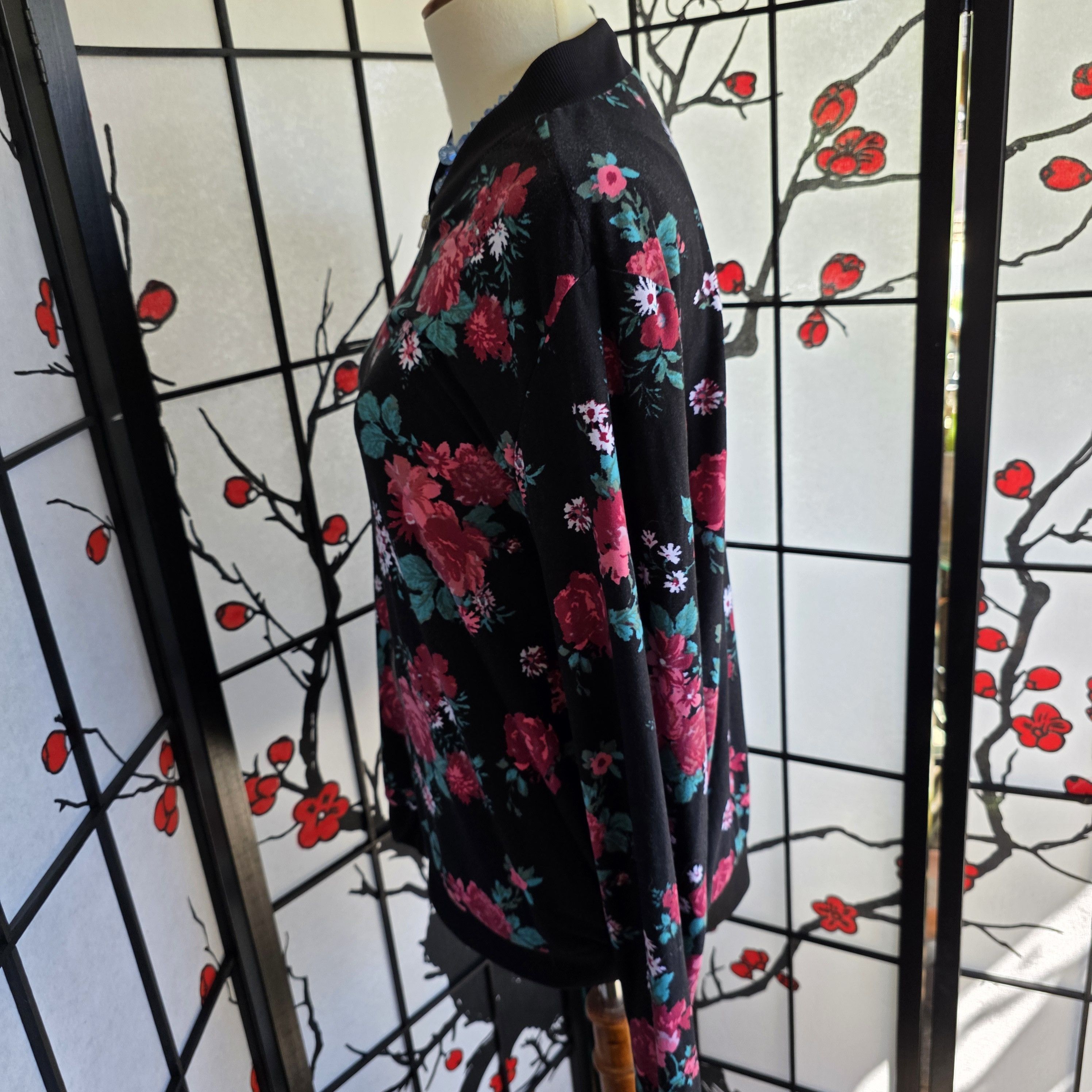 Other Rose Floral Light Hoodie Size L / US 10 / IT 46 - 5 Thumbnail