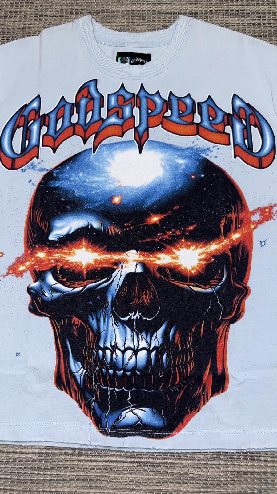 Godspeed Godspeed Galaxsee Ice Blue Wash Tee Size US M / EU 48-50 / 2 - 2 Thumbnail