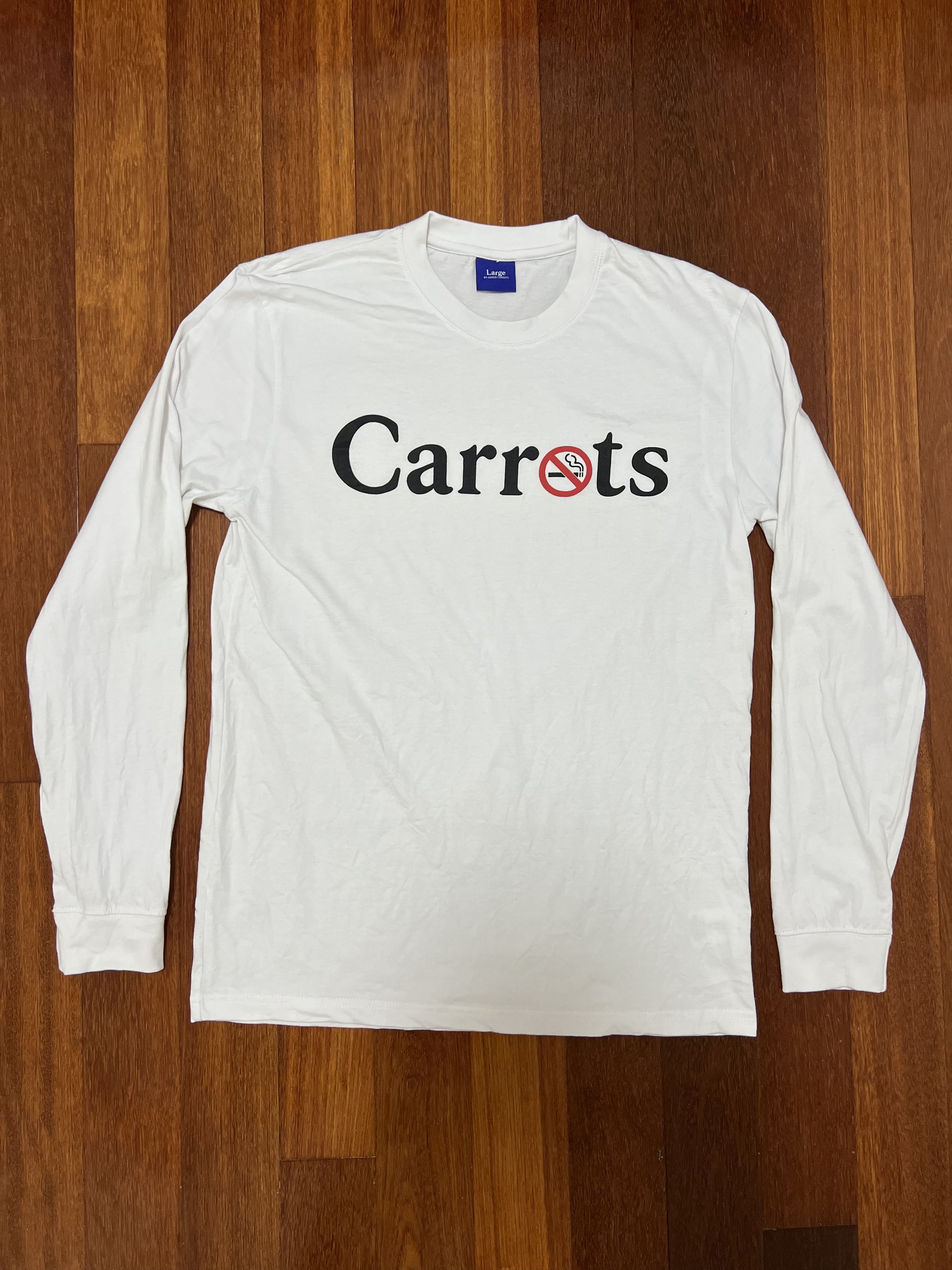Carrots by Anwar Carrots 💚 FR2 x Carrots By Anwar Carrots Smoking Kills Longsleeve Size US L / EU 52-54 / 3 - 1 Thumbnail