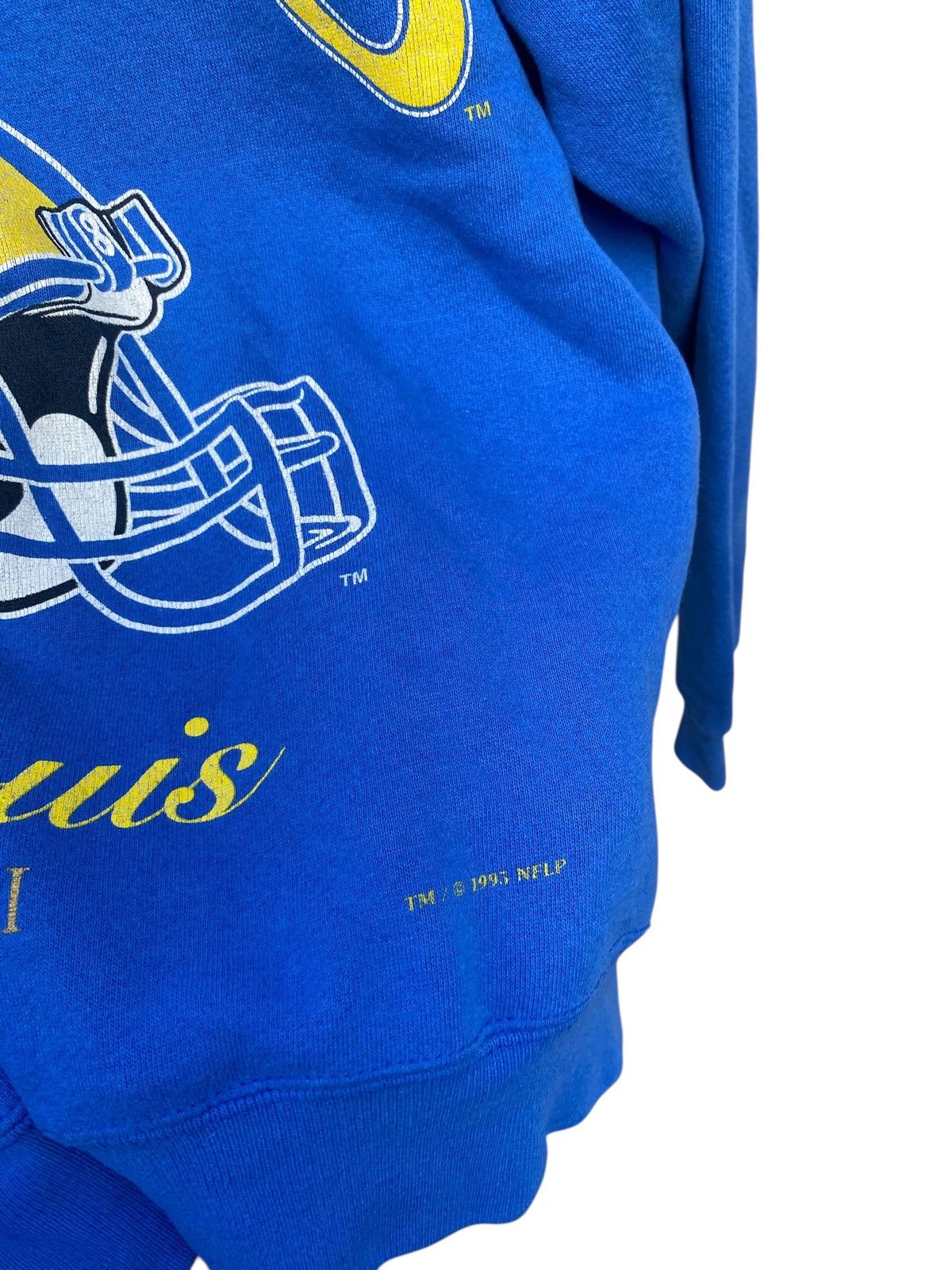 Vintage Vintage 90s Los Angeles Rams NFL sweatshirt Size US L / EU 52-54 / 3 - 3 Thumbnail