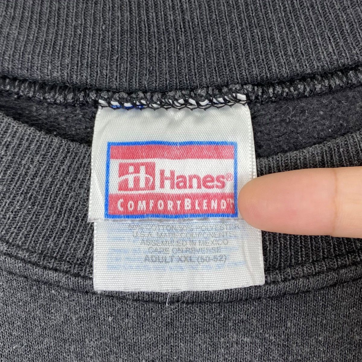 Hanes Vintage 90s PURDUE UNIVERSITY Embroidered Logo Size US XXL / EU 58 / 5 - 5 Thumbnail