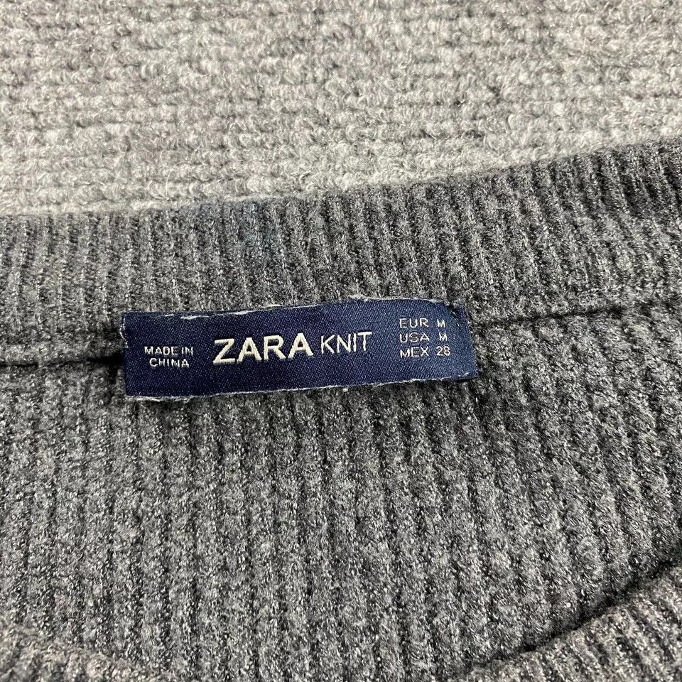 Zara Zara Sweater Women's Knit Pullover Crew Neck Viscose Blend M Size M / US 6-8 / IT 42-44 - 3 Thumbnail