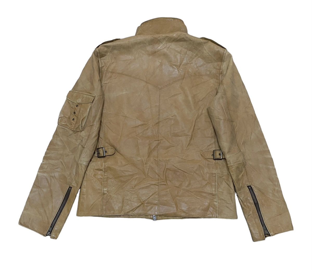 Vintage Vintage Brand Scoopman Leather Jacket 1990s Size US L / EU 52-54 / 3 - 2 Thumbnail