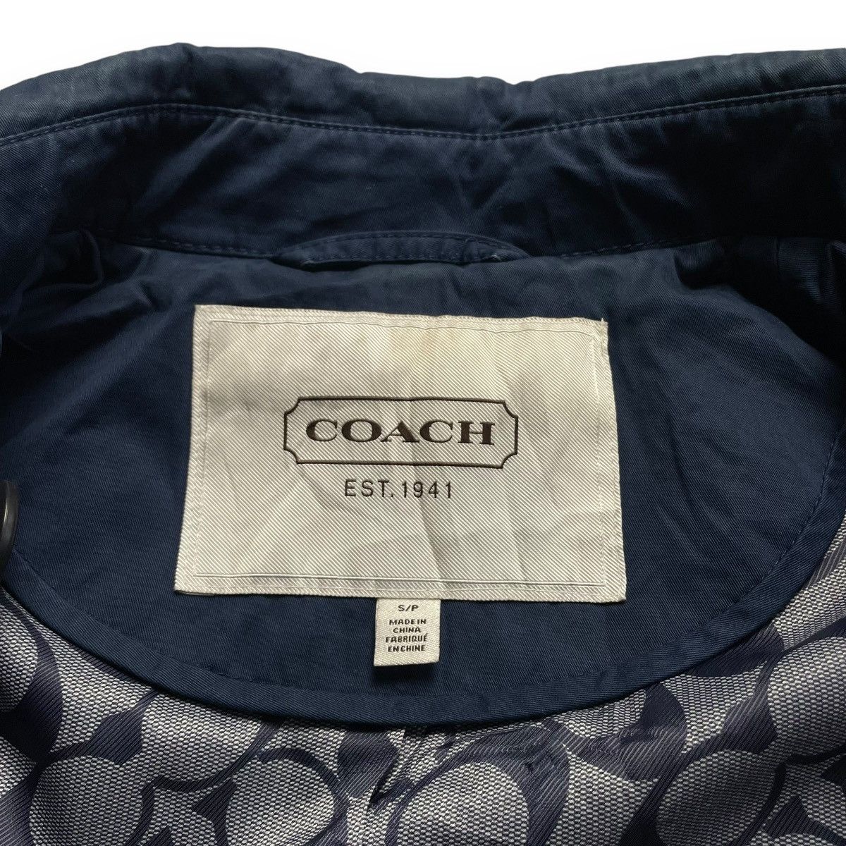 Coach COACH LINED MONOGRAM TRENCH COAT JACKET Size US S / EU 44-46 / 1 - 16 Thumbnail