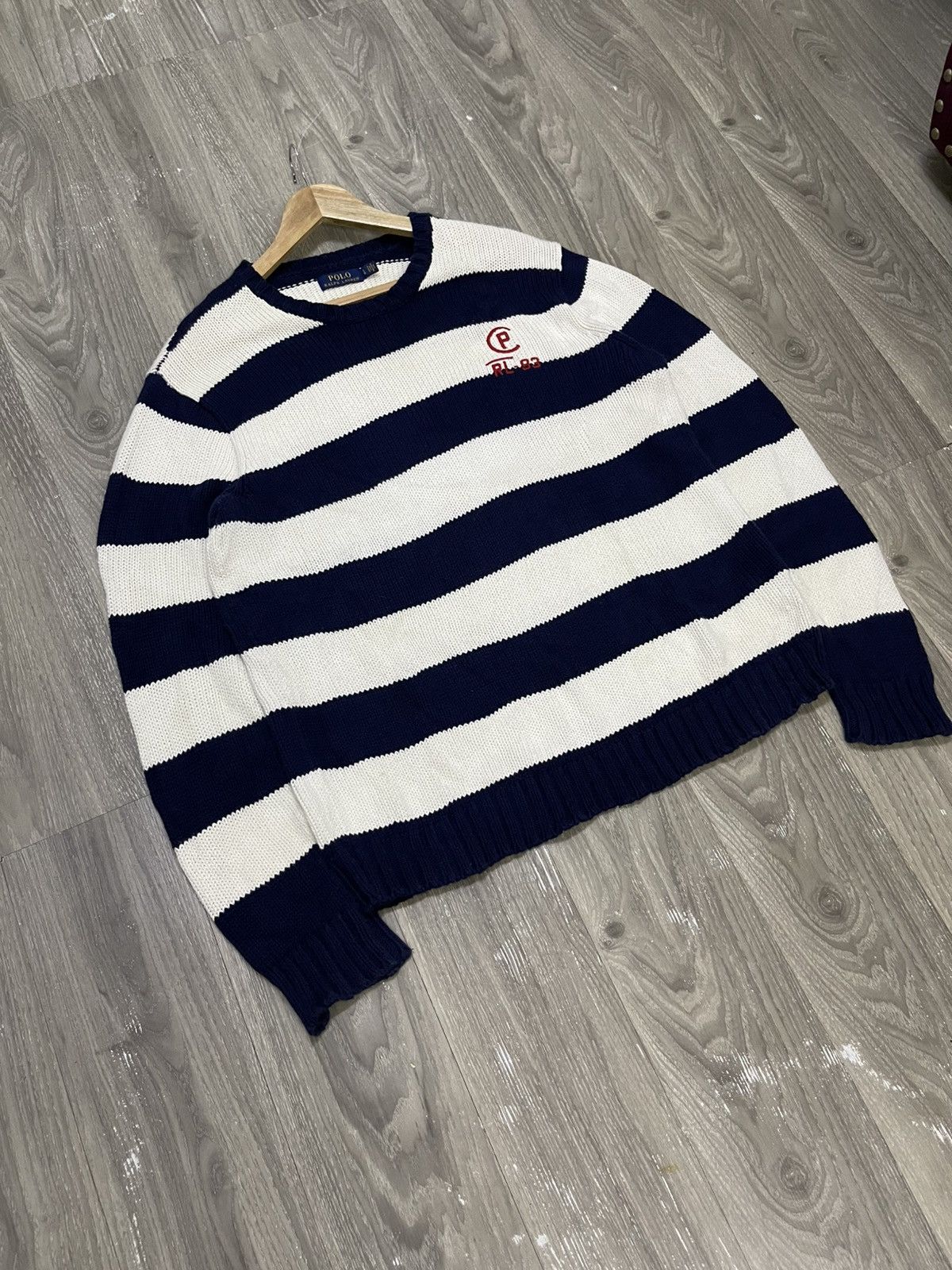 Polo Ralph Lauren Polo Ralph Lauren CP RL-93 Knitted Jumper (L) Size US L / EU 52-54 / 3 - 7 Thumbnail