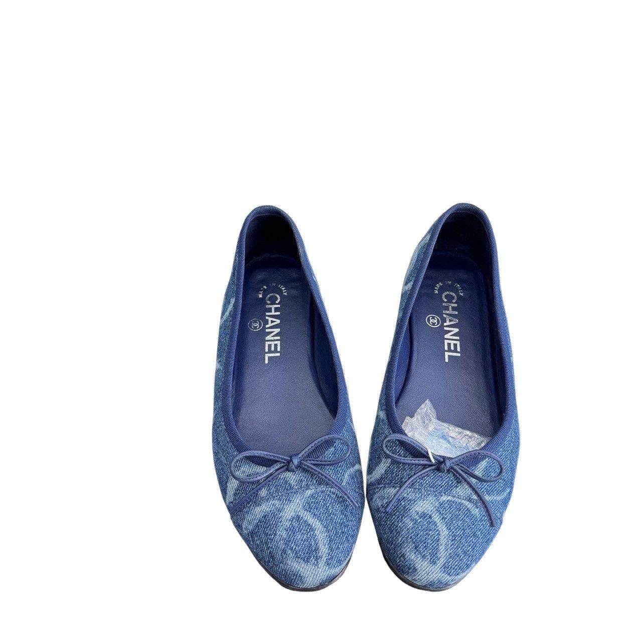 Chanel Chanel Denim CC Ballet Flats Size 35 Size US 5 / IT 35 - 1 Thumbnail