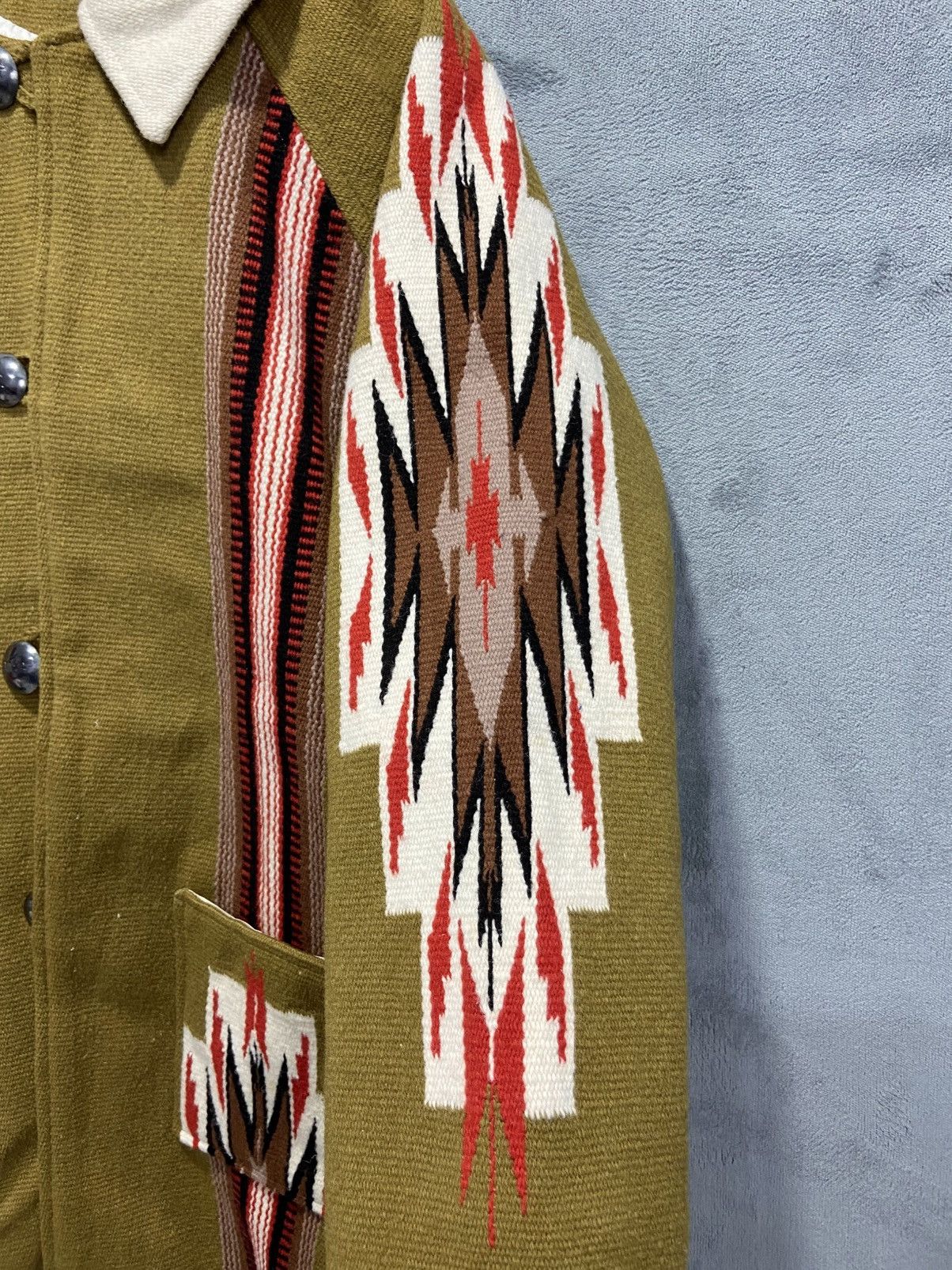 Vintage Vintage Chimayo Centinela Traditional Arts wool Coat Size US M / EU 48-50 / 2 - 6 Thumbnail