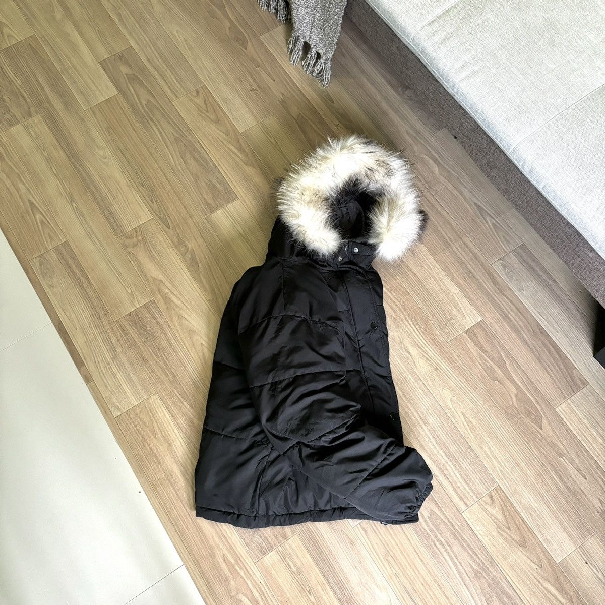 If Six Was Nine × Issey Miyake × MOUSSY Moussy Fur jacket down puffer IfSixWasNine LGB Style Size US M / EU 48-50 / 2 - 4 Thumbnail