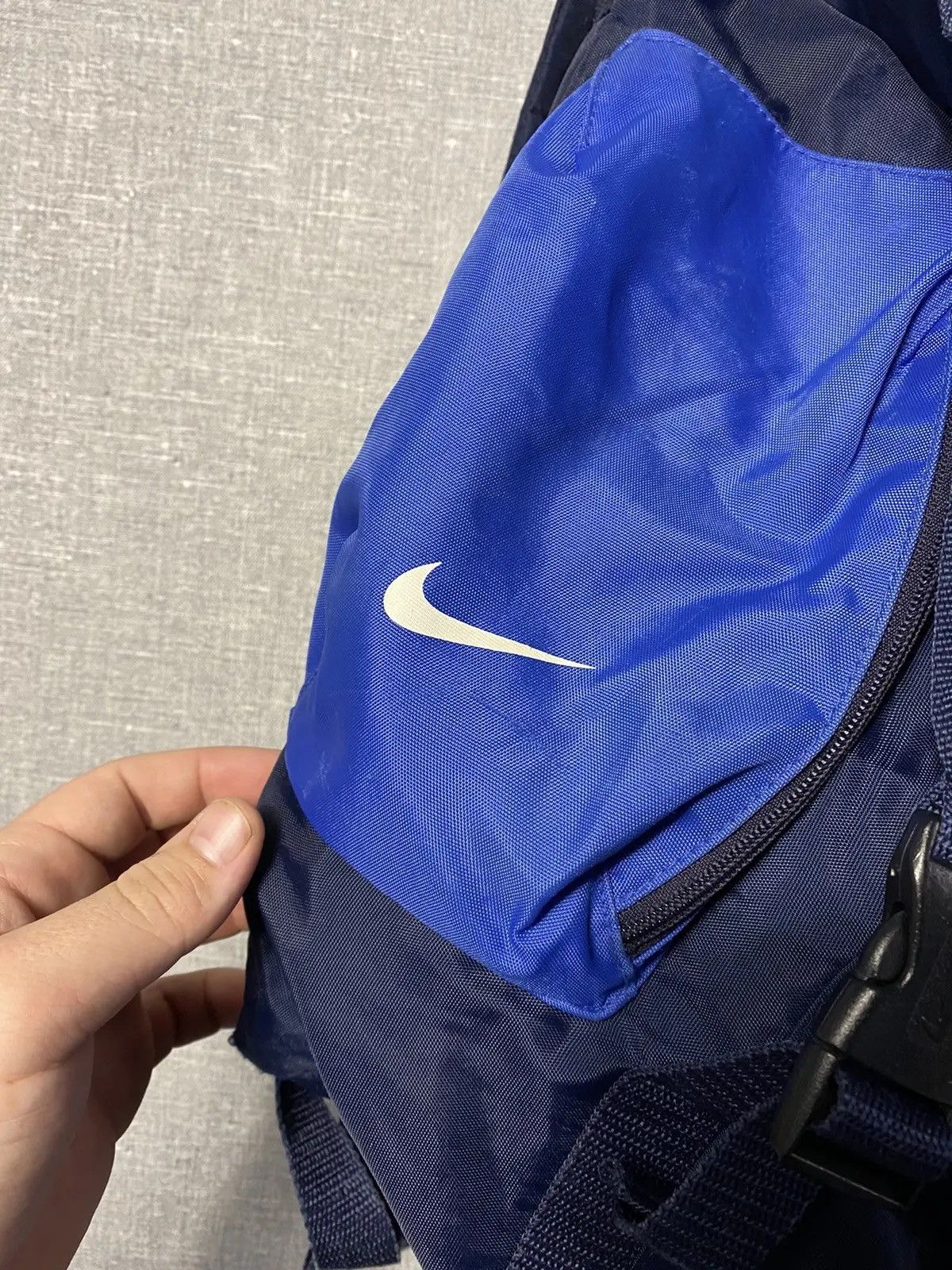 Nike × Vintage Vintage Y2K Nike Big Logo Backpack Size ONE SIZE - 7 Thumbnail