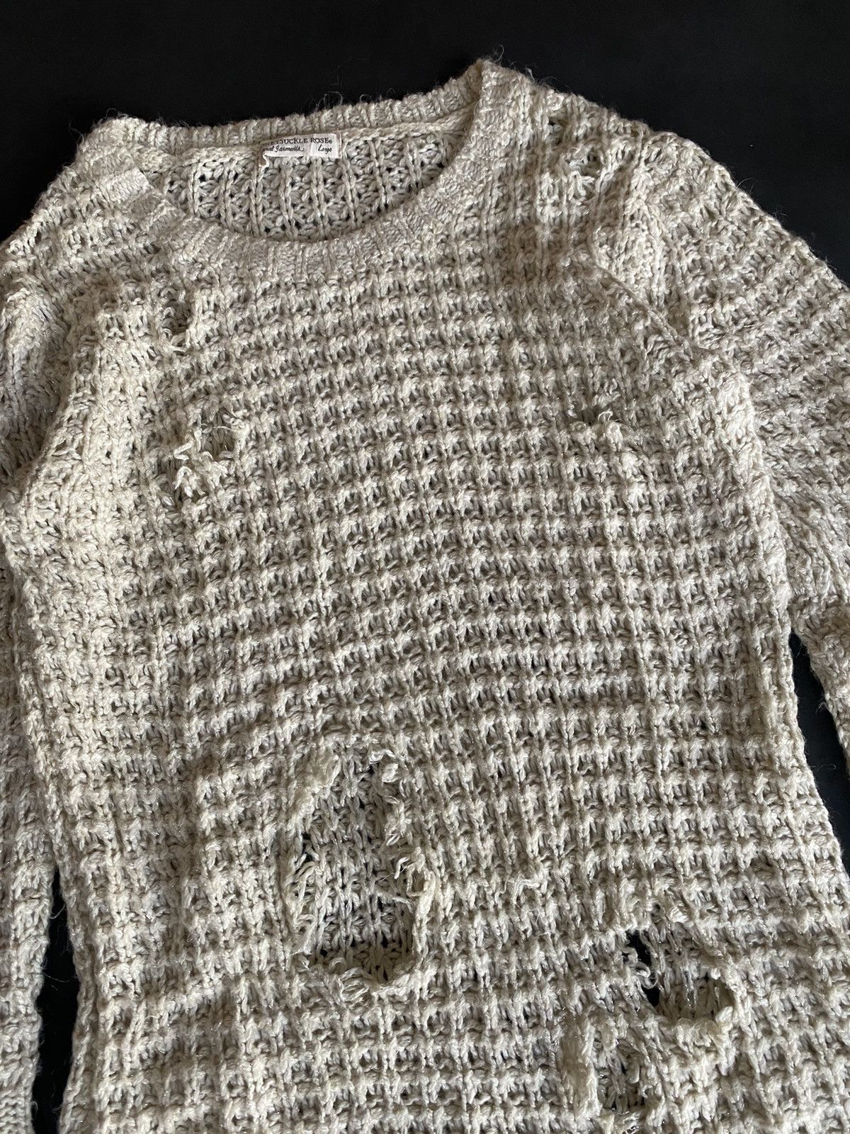 If Six Was Nine 💸BINDINGOFFER💸Roses Punk Knitted Mesh Ifsixwasnine Lgb Size US L / EU 52-54 / 3 - 2 Thumbnail