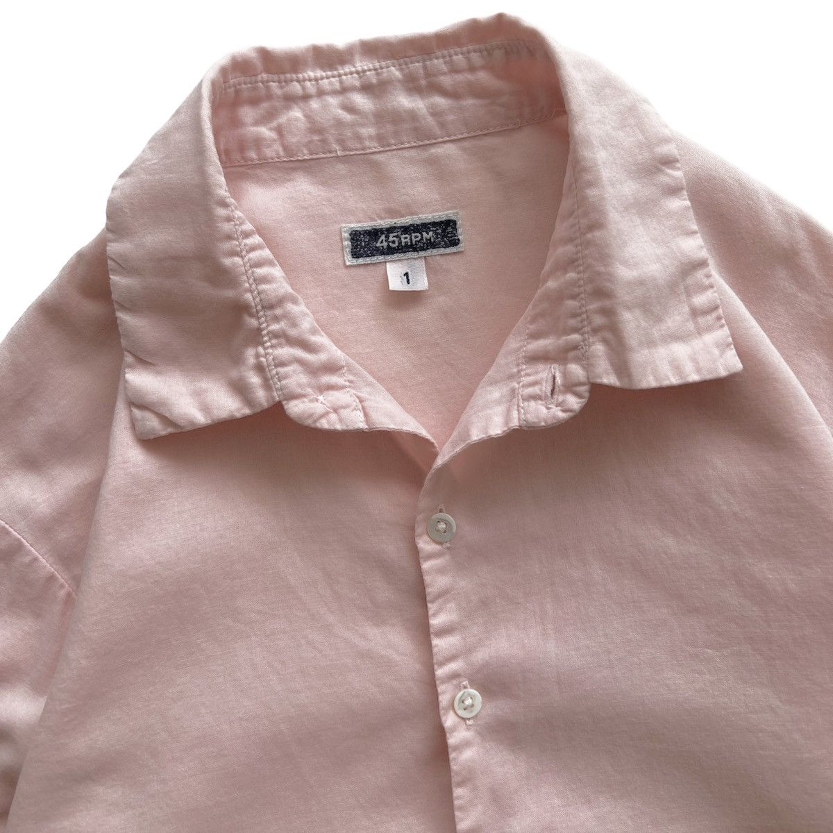 45rpm × Japanese Brand VINTAGE 45RPM PULLOVER SHIRT Size US S / EU 44-46 / 1 - 4 Thumbnail