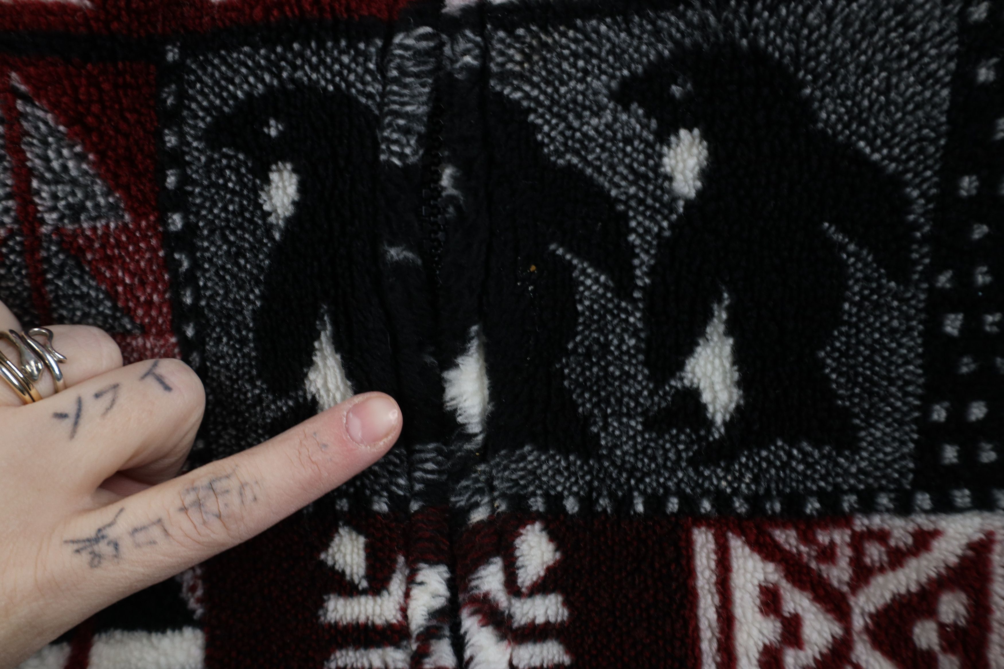 Vintage Vintage 90s Streetwear Penguins Over Print Fleece Jacket USA Size US XL / EU 56 / 4 - 5 Thumbnail