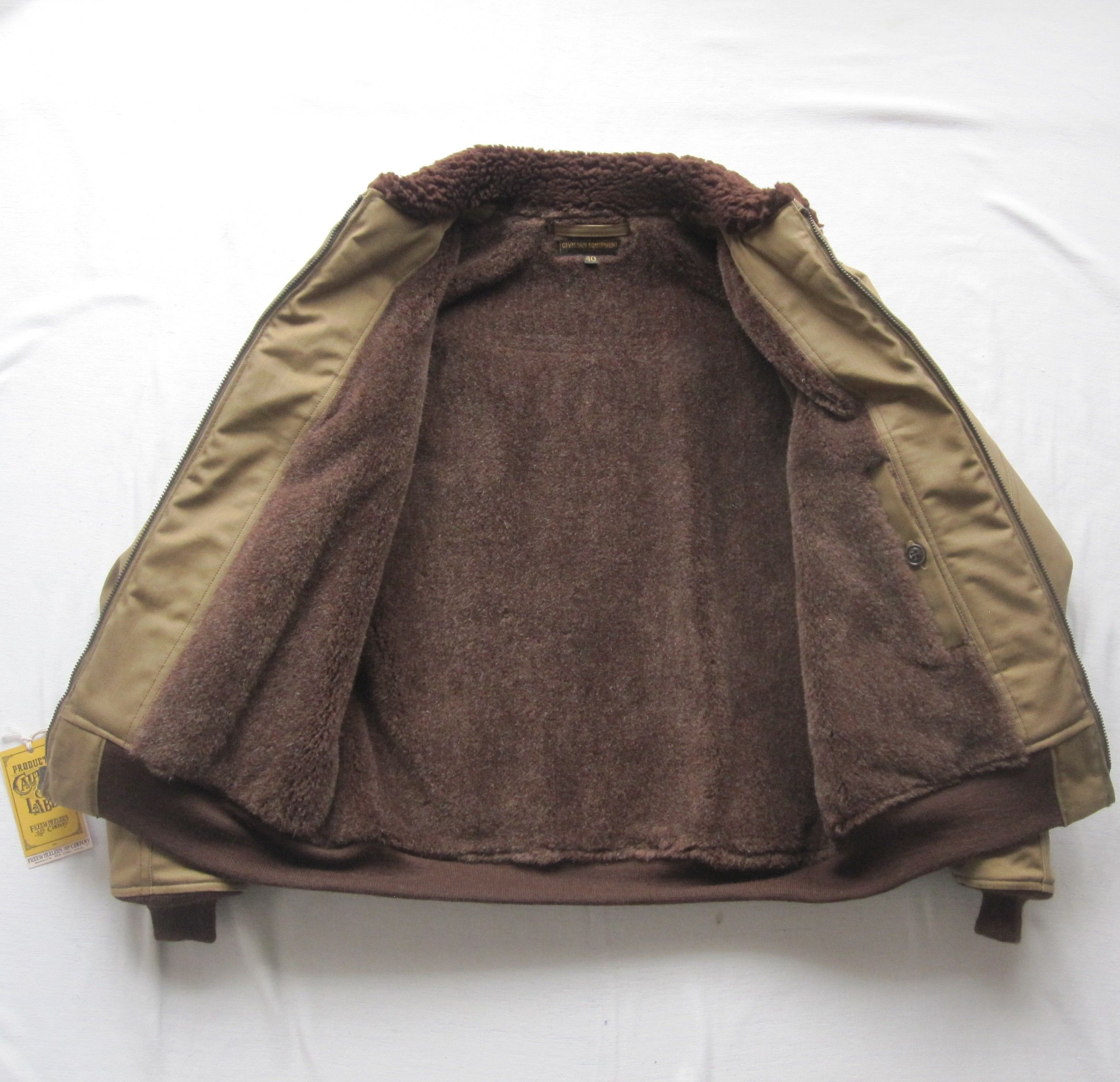 Freewheelers “USN GROUND CREW JACKET” 40 CIVILIAN MODEL Size US M / EU 48-50 / 2 - 9 Thumbnail