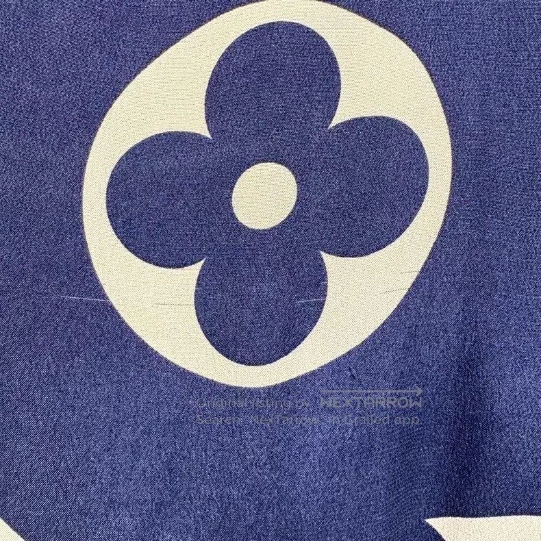 Louis Vuitton Louis Vuitton Full logo mulberry silk dress Size XS / US 0-2 / IT 36-38 - 6 Thumbnail