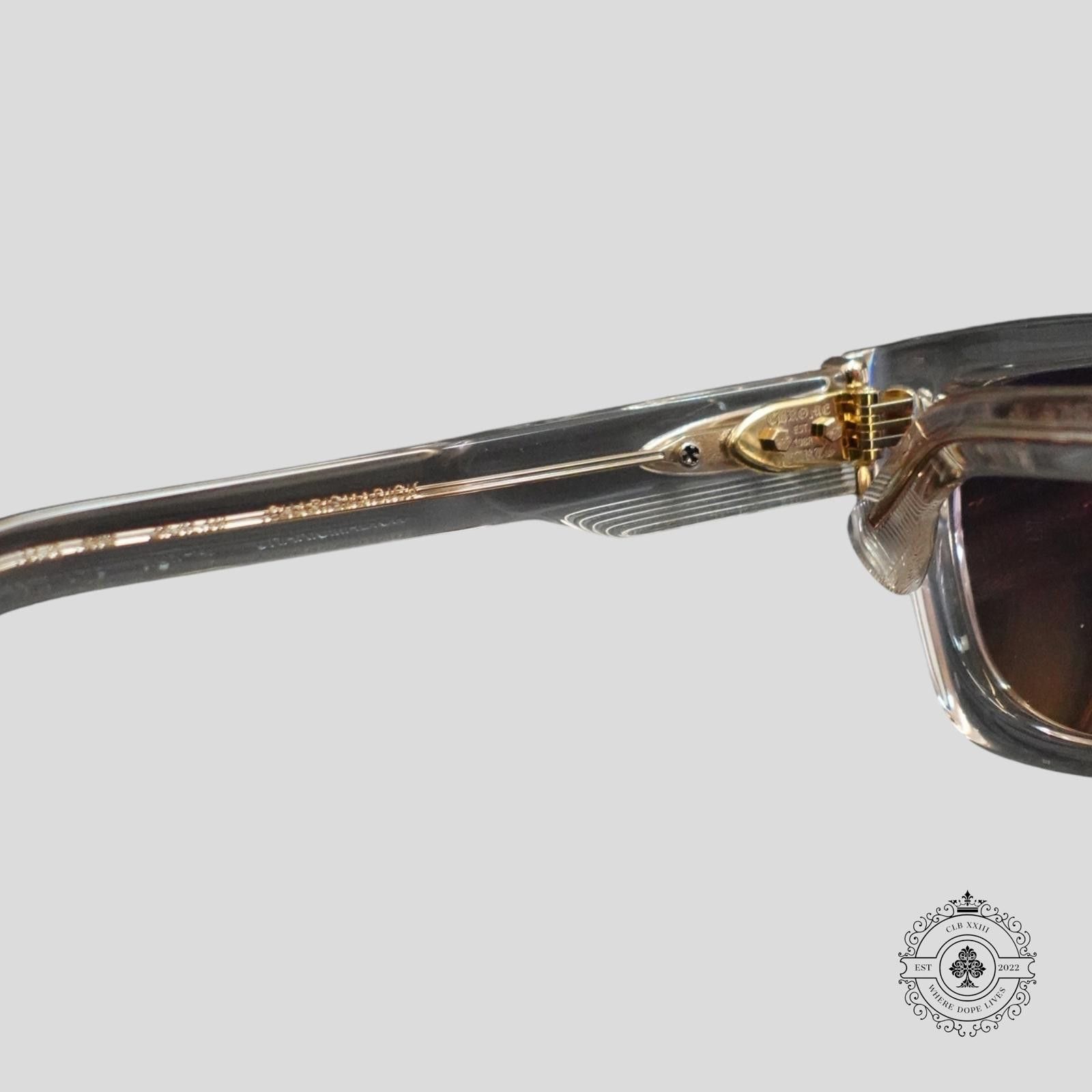 Chrome Hearts Chrome Hearts Charismadick Glasses in Clear/Gold Size ONE SIZE - 6 Thumbnail
