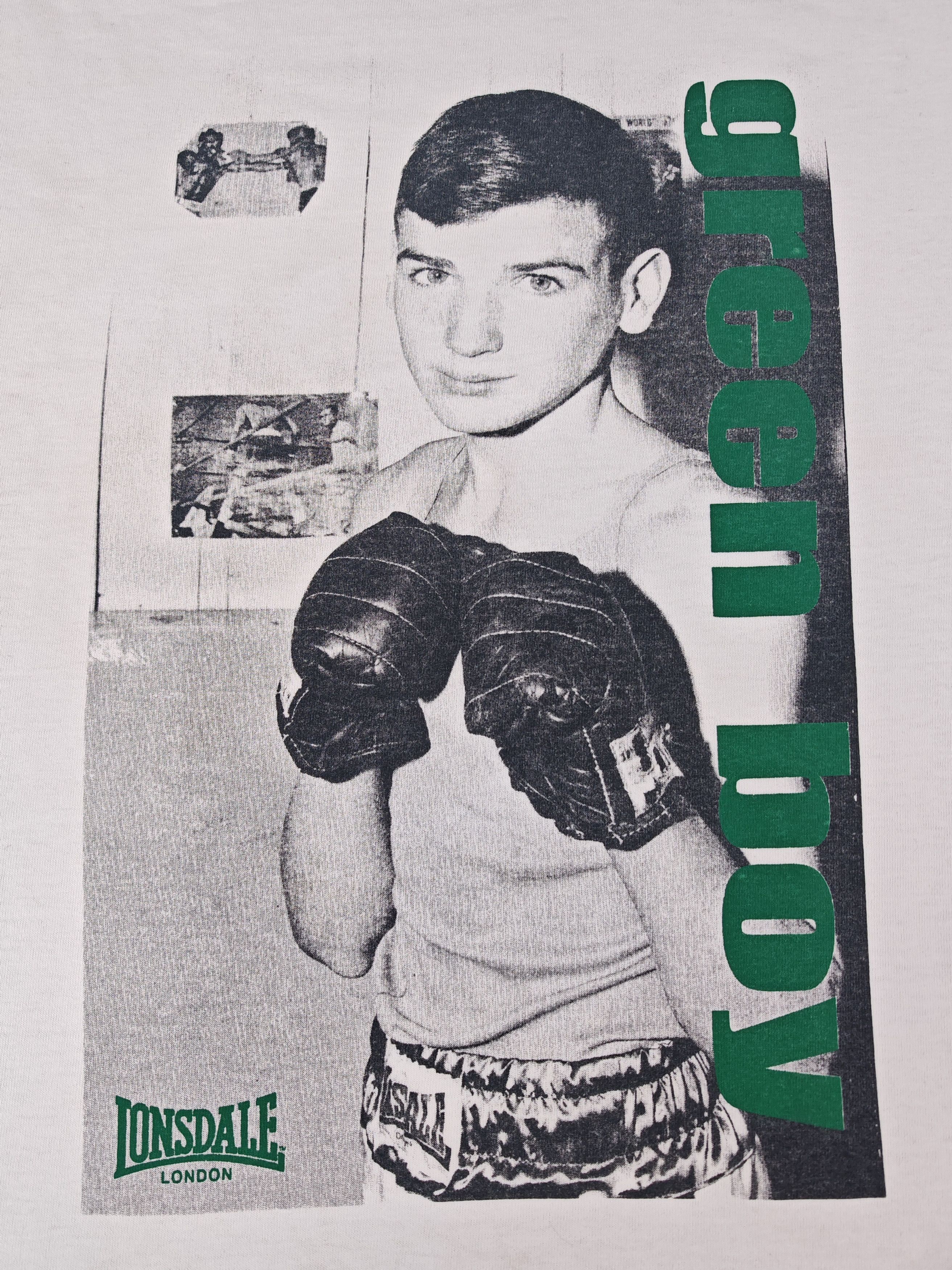 Lonsdale Vintage Late 1990s Lonsdale Green Boy Tee Size US M / EU 48-50 / 2 - 10 Thumbnail