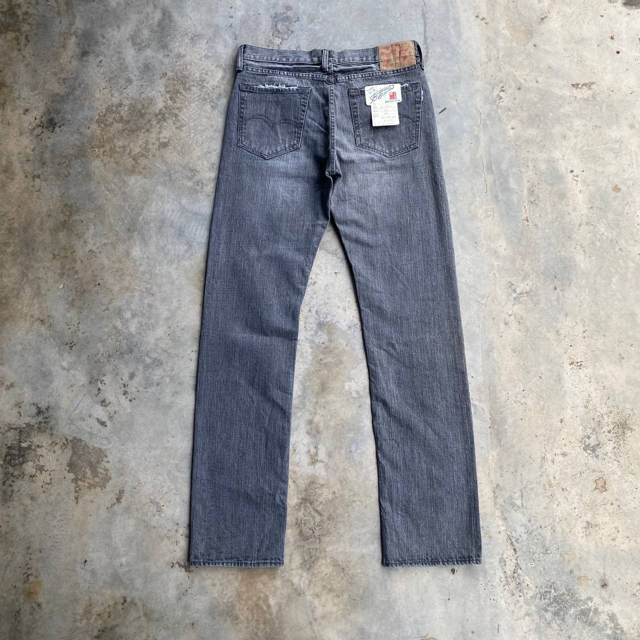 Japan Blue × Studio D'Artisan VINTAGE S.DARTISAN DEADSTOCK DISTRESSED GREY FADED BLACK Size US 31 - 13 Thumbnail