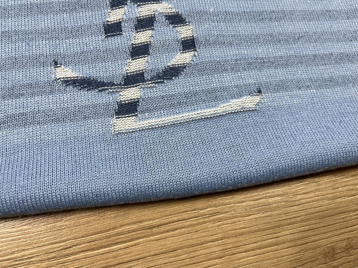 Yves Saint Laurent Vintage Yves Saint Laurent Knit Sweater YSL Big Logo Blue Size US XXL / EU 58 / 5 - 15 Thumbnail