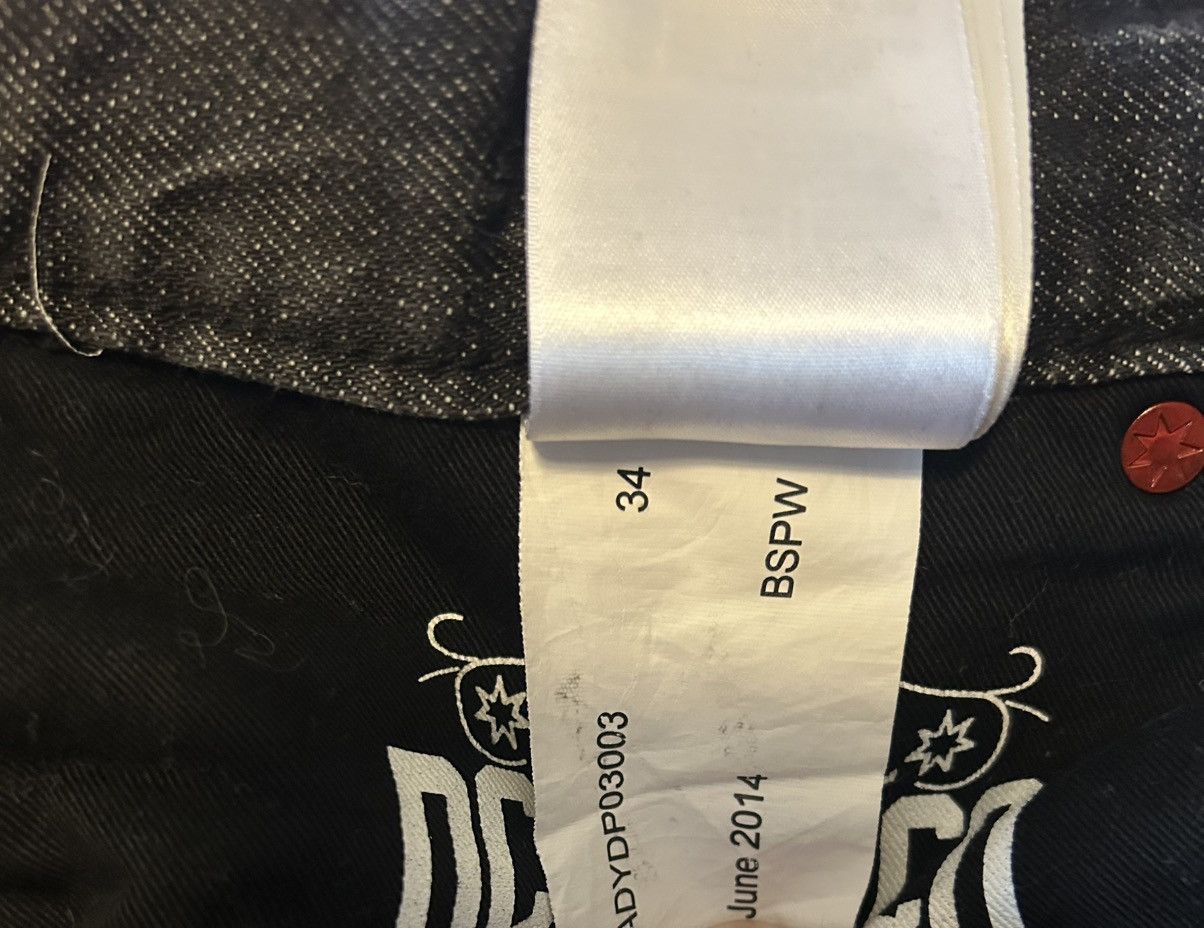 DC DC Skateboarding Mens Dark Wash Black Jeans Size 34X32 Size US 34 / EU 50 - 13 Thumbnail