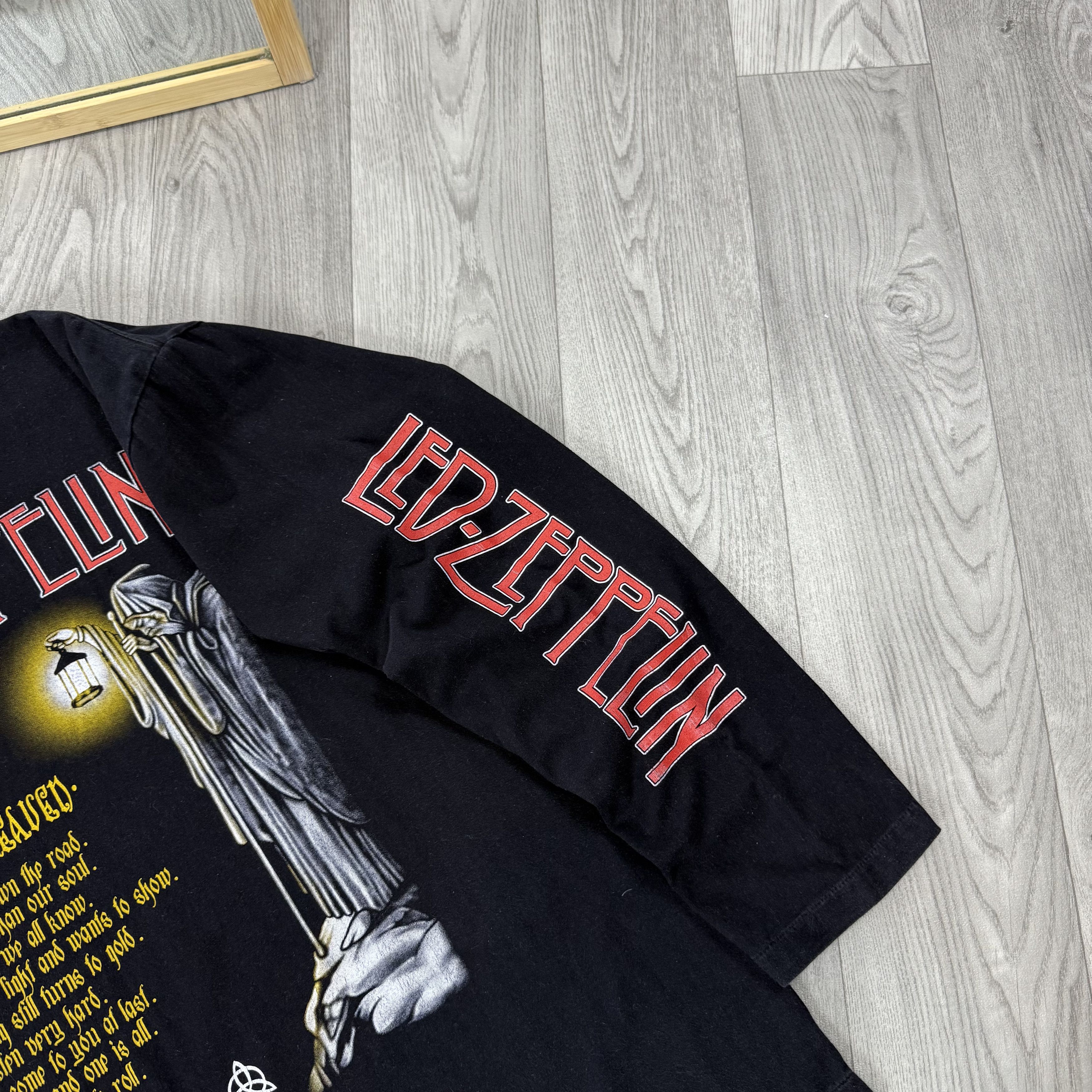 Led Zeppelin Vintage Led Zeppelin 90s Black Graphic Long Sleeve Tee Shirt Size US XL / EU 56 / 4 - 15 Thumbnail