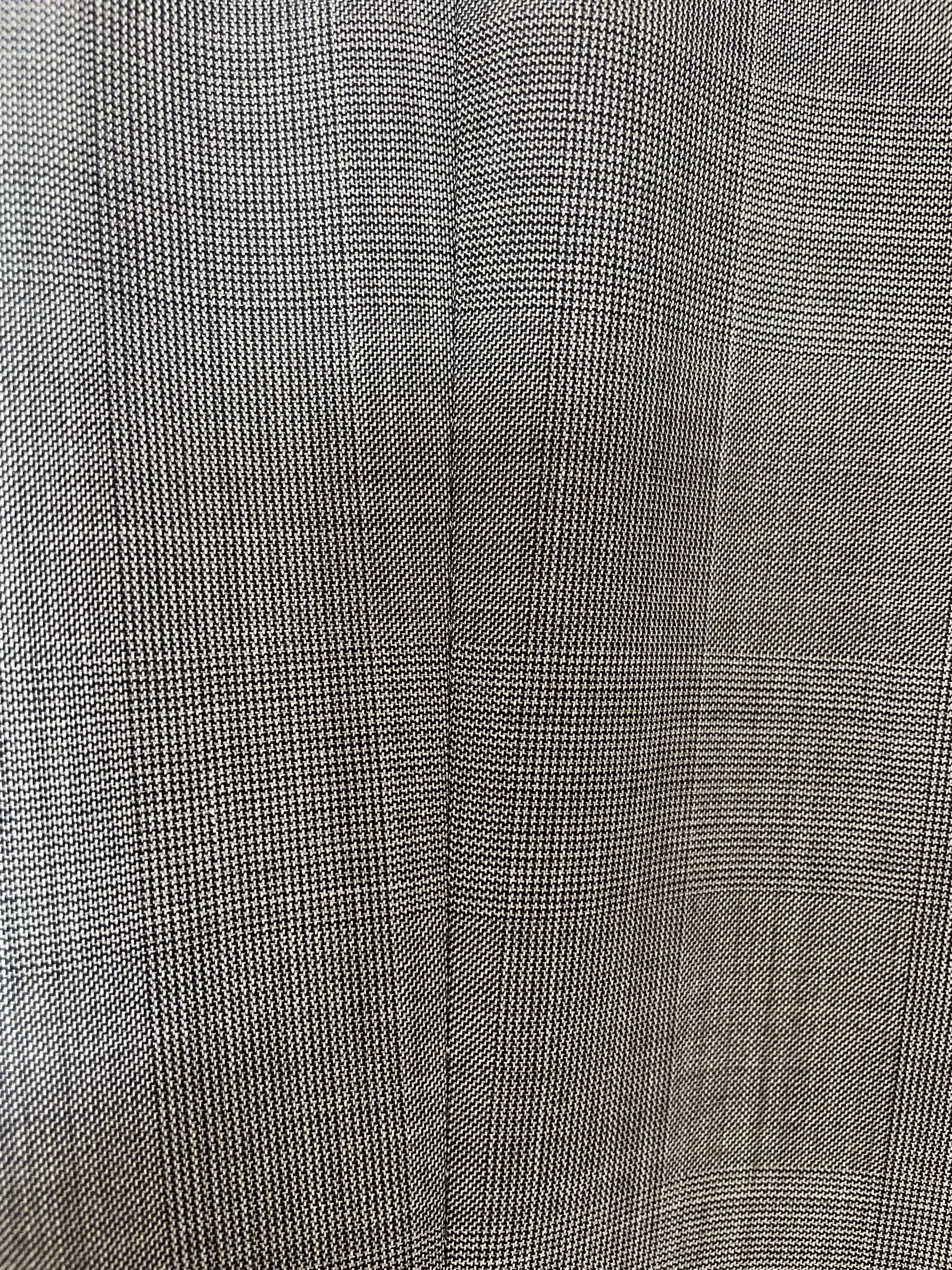 Wooyoungmi GORGEOUS RARE DOUBLE-BREASTED PRINCE OF WALES GREY BLAZER Size 44S - 7 Thumbnail